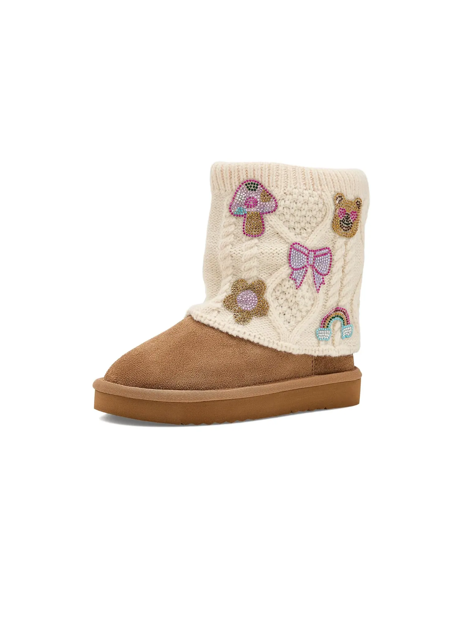 Ботинки Sadiee (для малышей и маленьких детей) Steve Madden Kids — изображение 1 из 4, коричневый