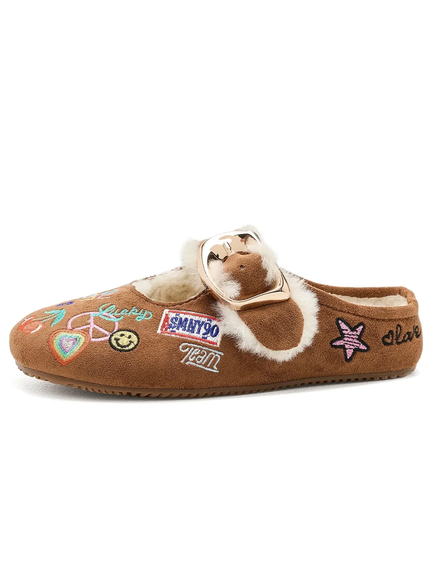 Детская обувь Cloudye (для малышей, маленьких и больших детей) Steve Madden Kids — изображение 4 из 4, коньячный мульти