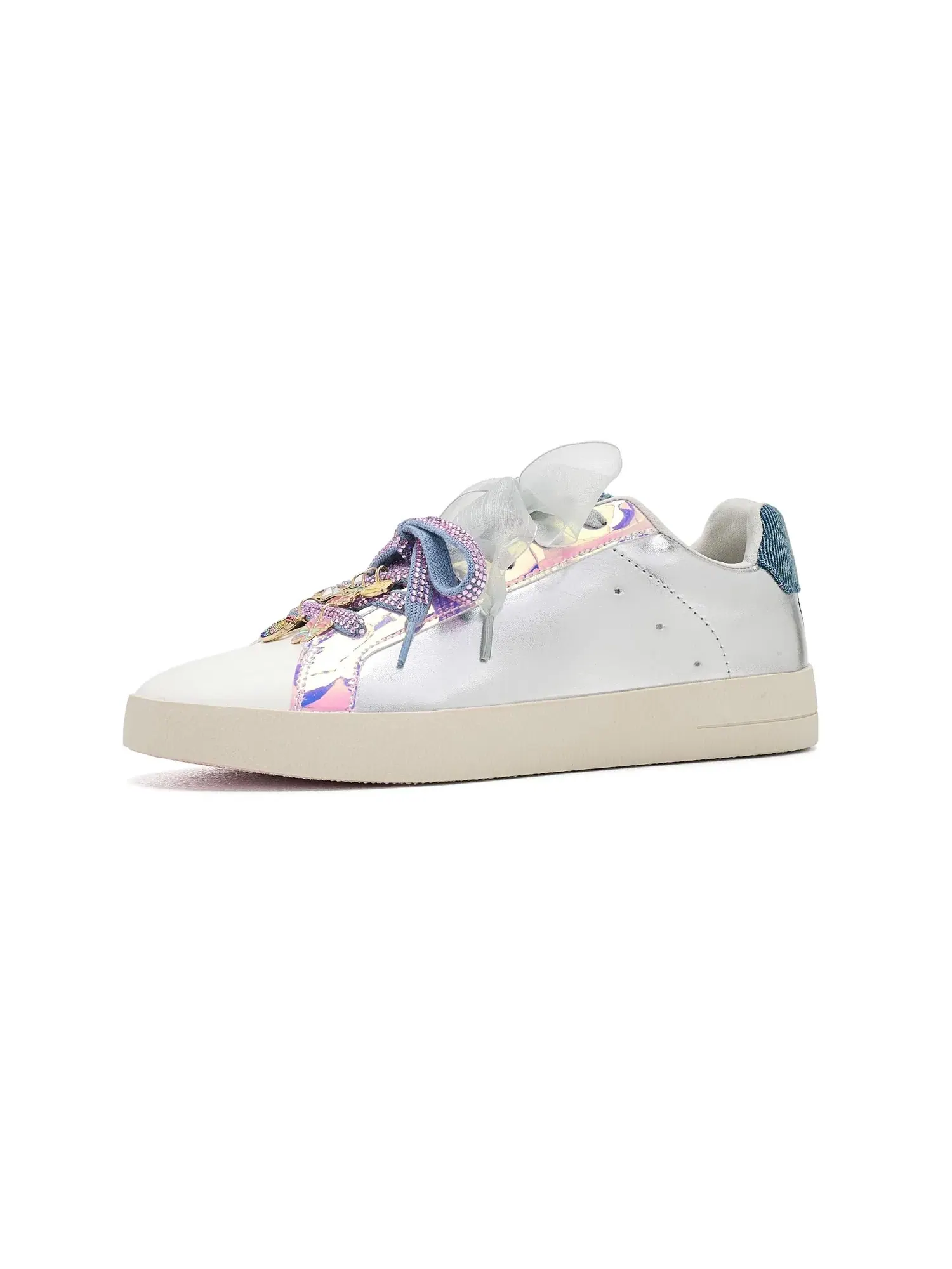 Кроссовки Rush (для маленьких и больших детей) Steve Madden Kids — изображение 1 из 4, серебристый мульти