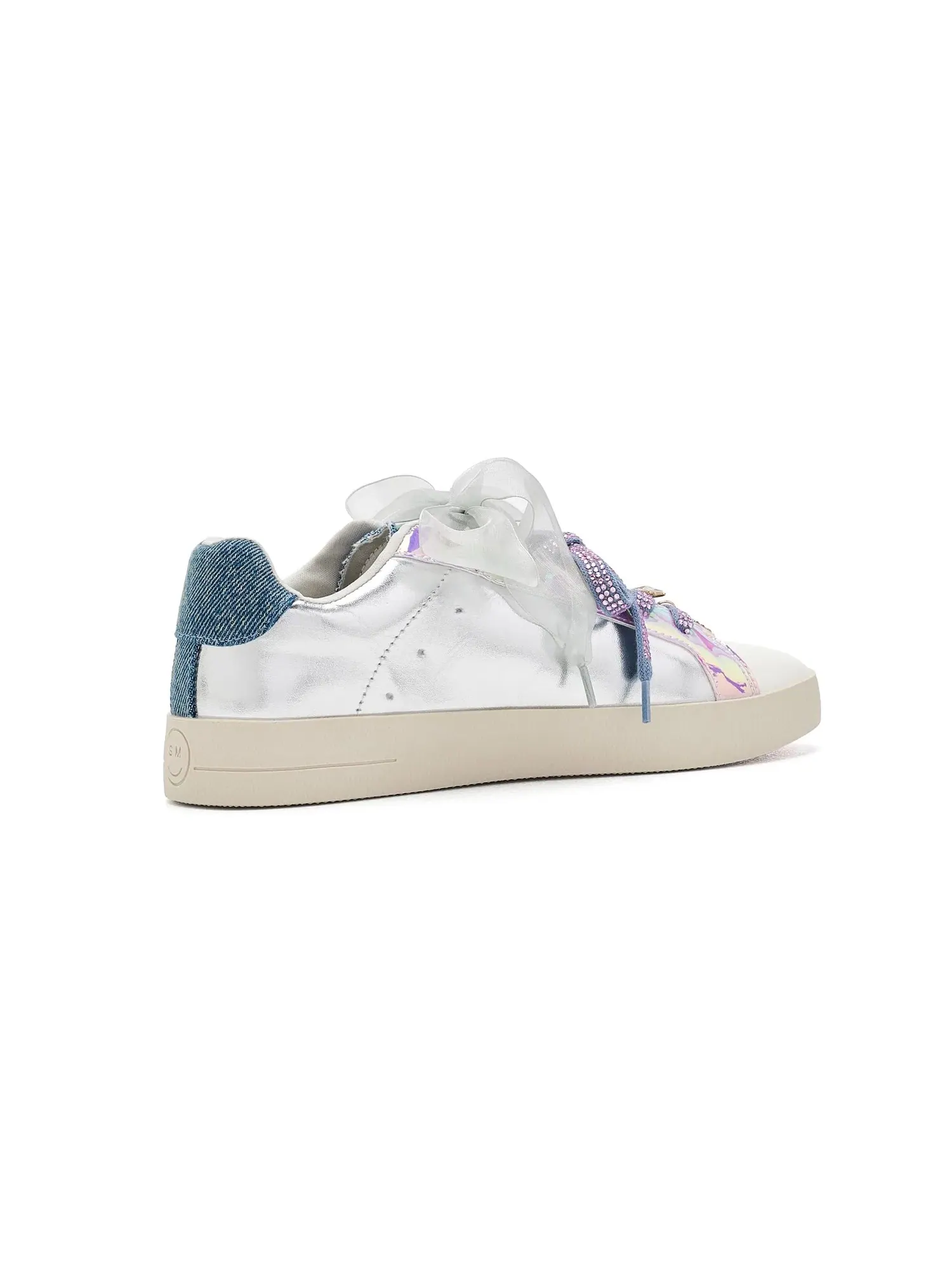 Кроссовки Rush (для маленьких и больших детей) Steve Madden Kids — изображение 3 из 4, серебристый мульти