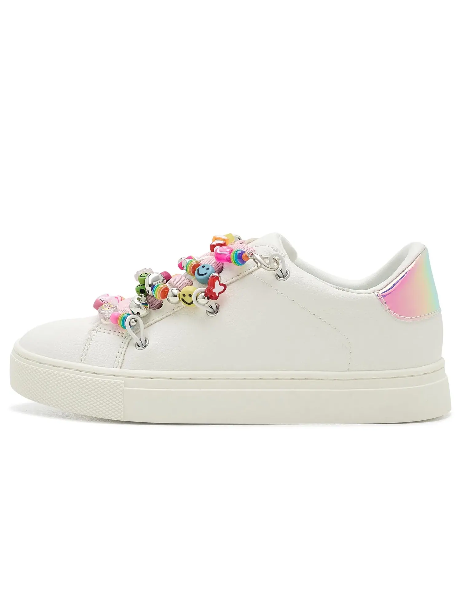 Балетки Hushed (для маленьких и больших детей) Steve Madden Kids — изображение 4 из 4, белый