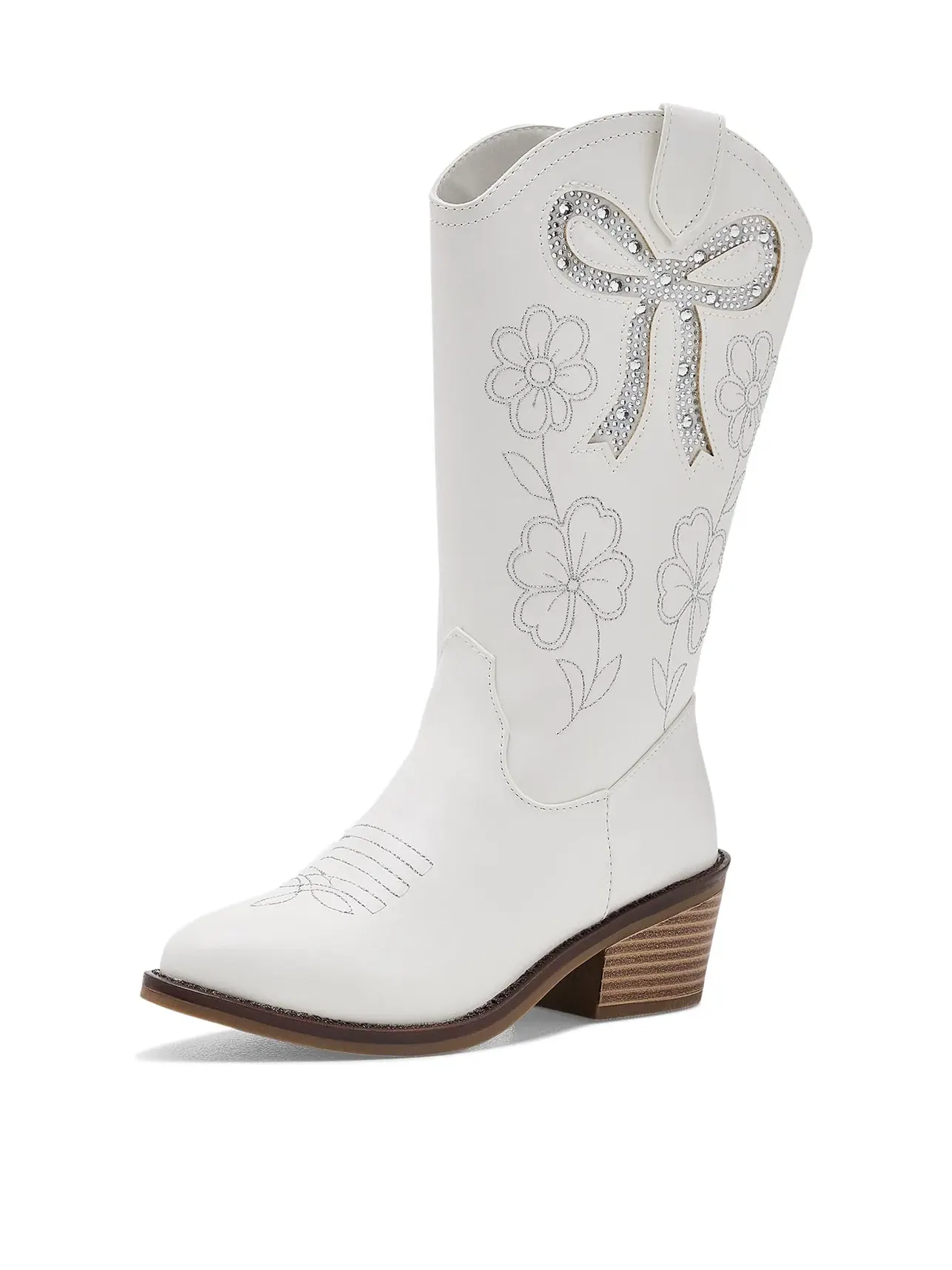Ботинки Addin (для маленьких и больших детей) Steve Madden Kids — изображение 1 из 4, белый