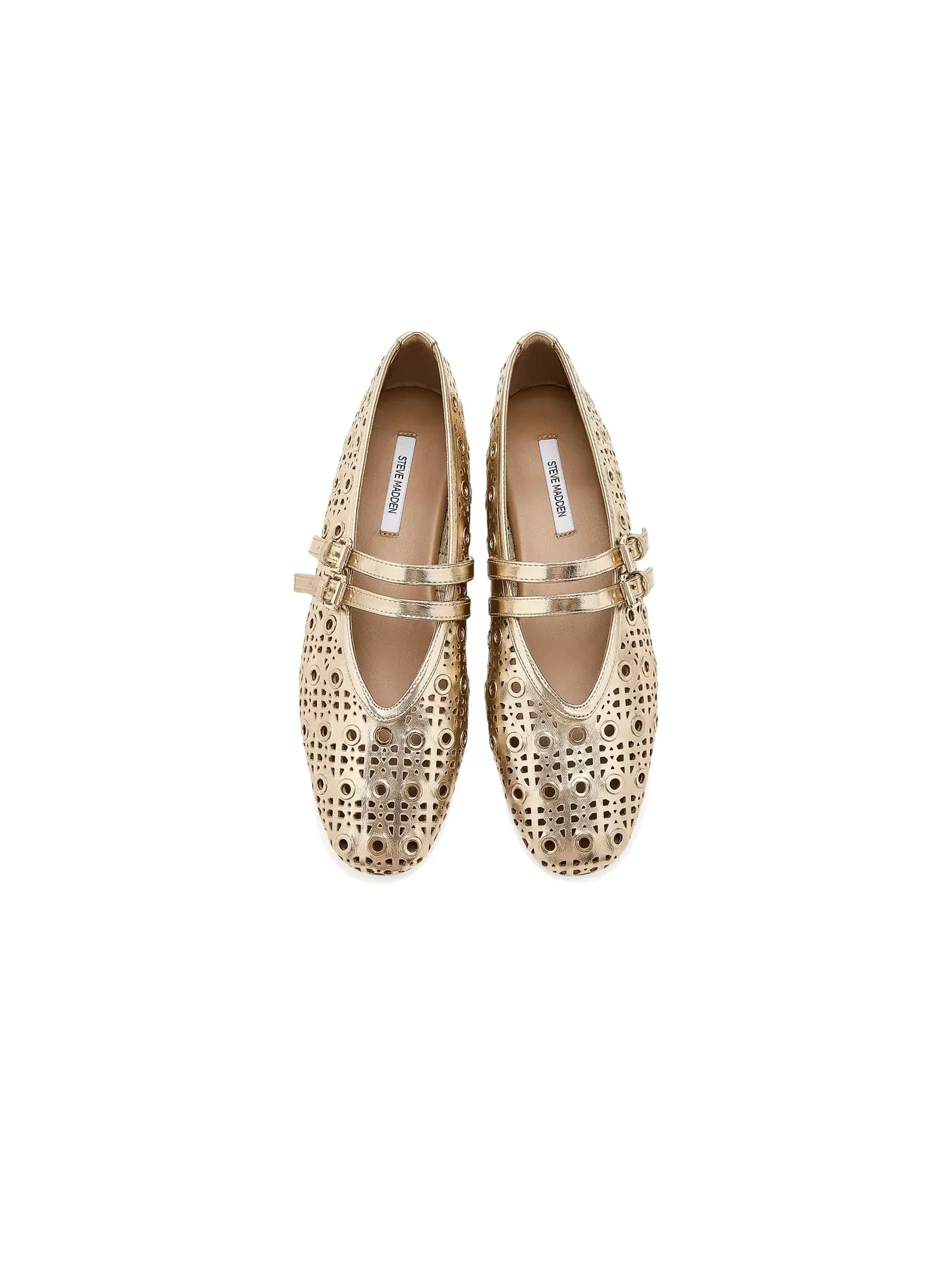 Балетки Lydia-P Steve Madden — изображение 2 из 4, золотистый