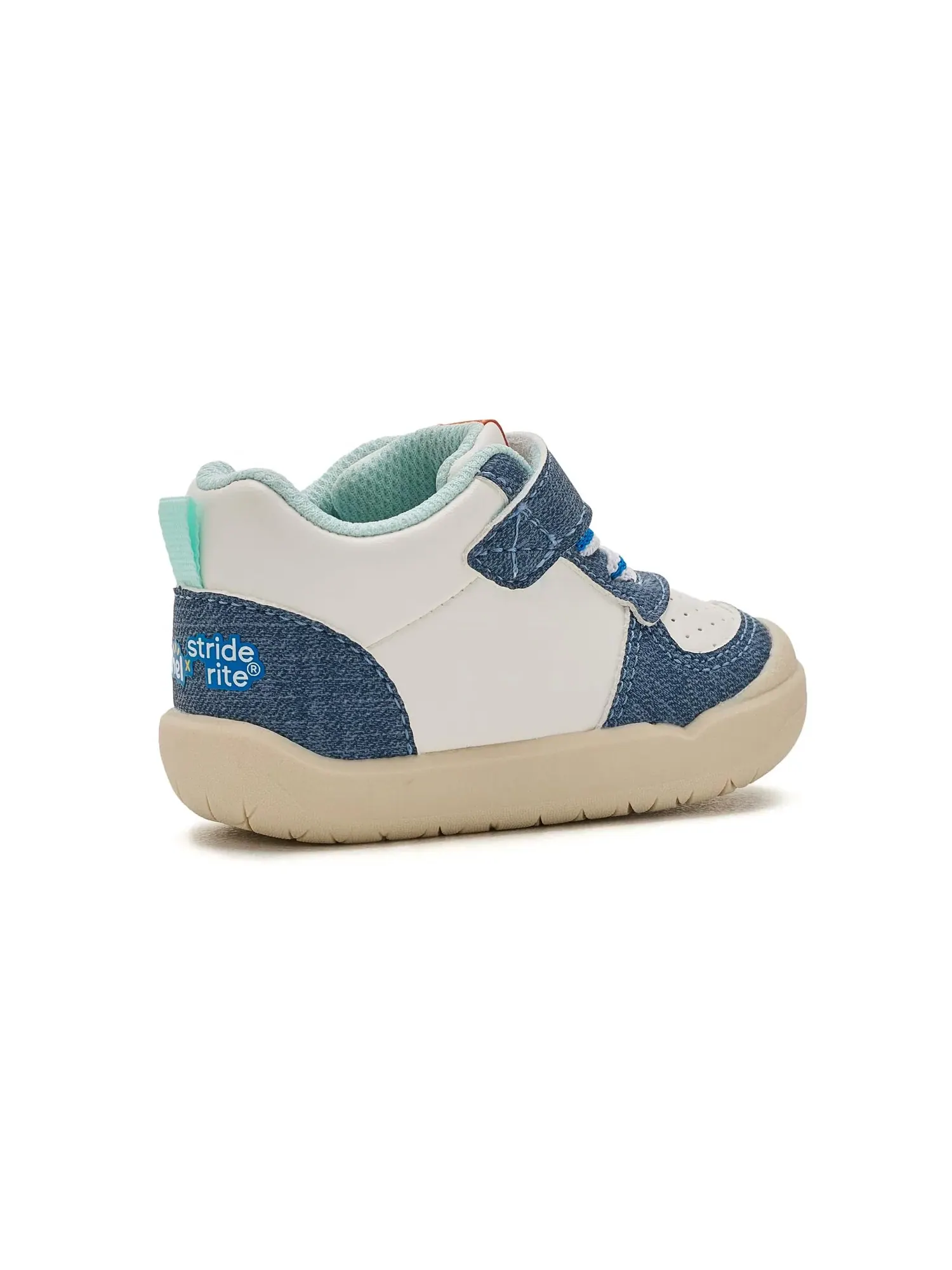 Кроссовки Ms Rachel Where Is Herbie Mid (для малышей) Stride Rite — изображение 3 из 4, джинсовый синий
