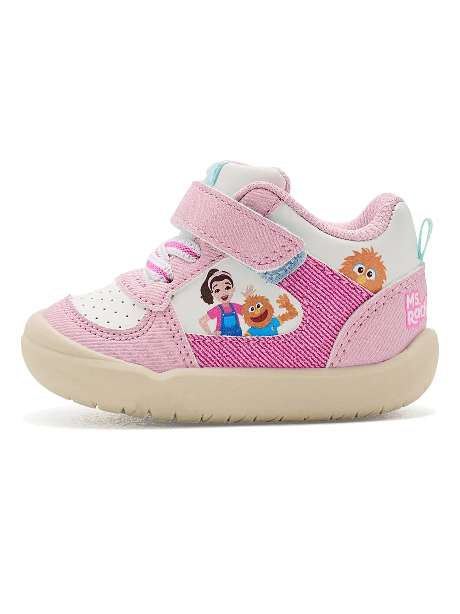 Кроссовки Ms Rachel Where Is Herbie Mid (для малышей) Stride Rite — изображение 4 из 4, розовый