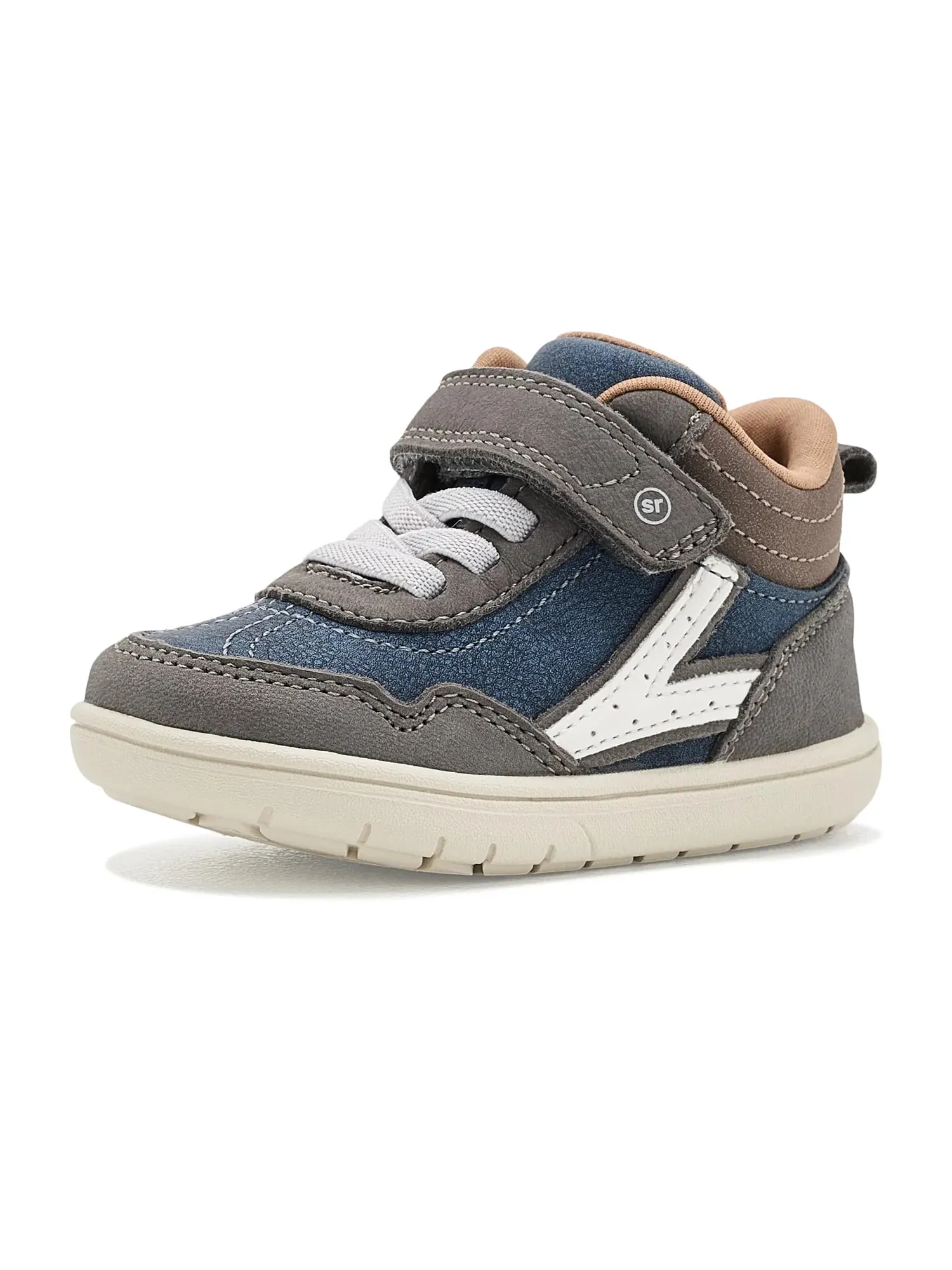 Кроссовки SRT London Mid (для малышей и маленьких детей) Stride Rite — изображение 1 из 4, серый мульти