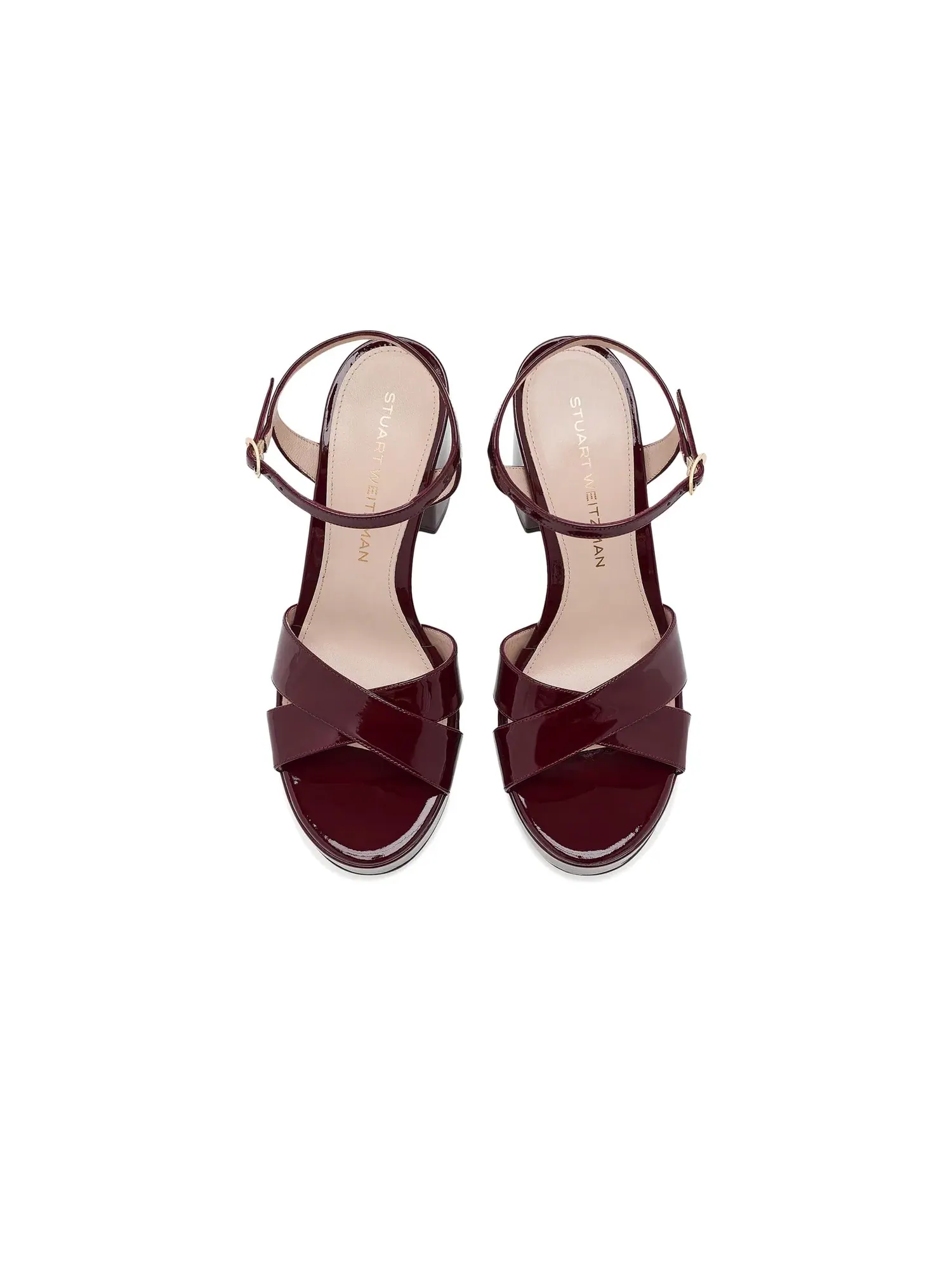 Сандалии на платформе Dayna Stuart Weitzman — изображение 2 из 4, розовое дерево