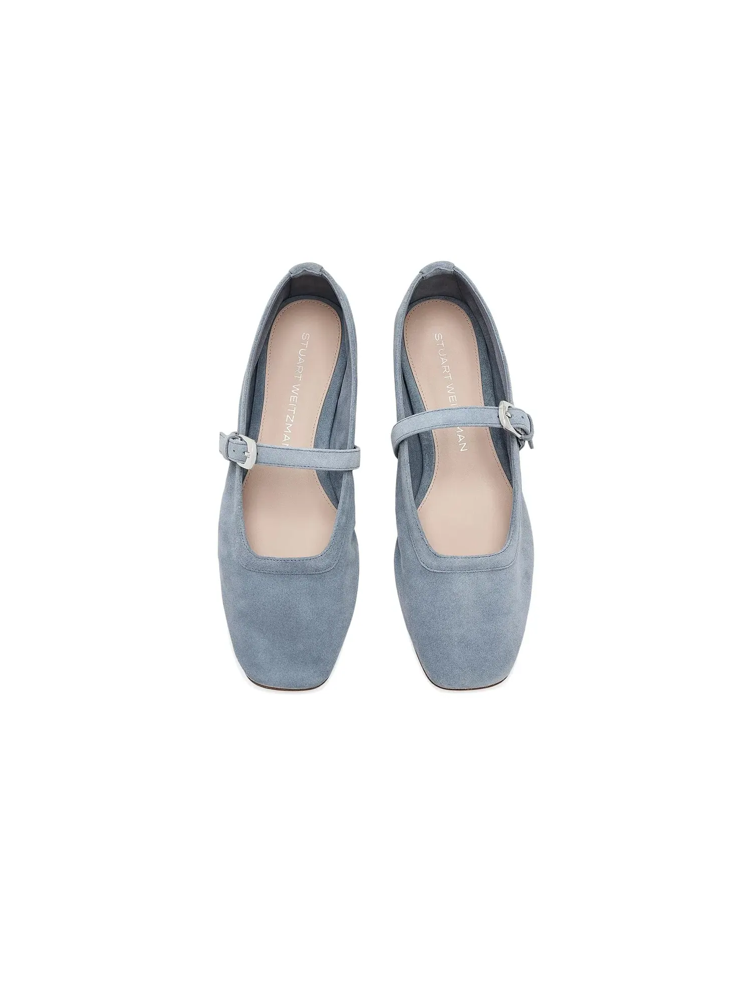 Балетки Саи Stuart Weitzman — изображение 2 из 4, синий