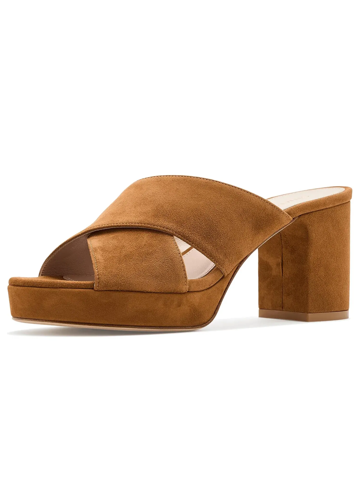 Слайды на платформе Dayna Platform Slide Stuart Weitzman — изображение 1 из 4, бежевый
