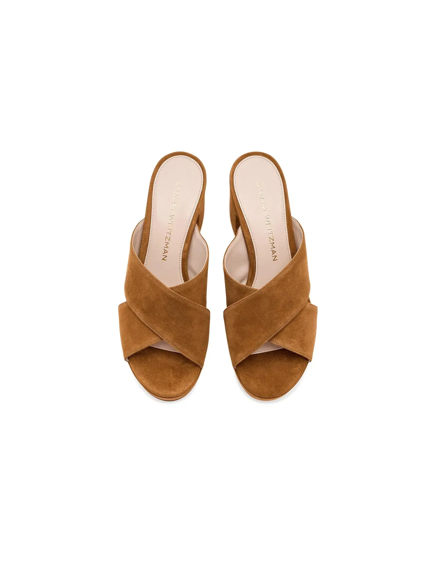 Слайды на платформе Dayna Platform Slide Stuart Weitzman — изображение 2 из 4, бежевый