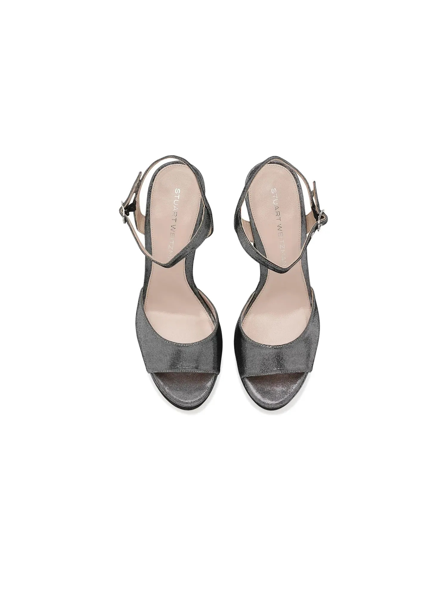 Слайды на платформе Reade Platform Stuart Weitzman — изображение 2 из 4, серебряный