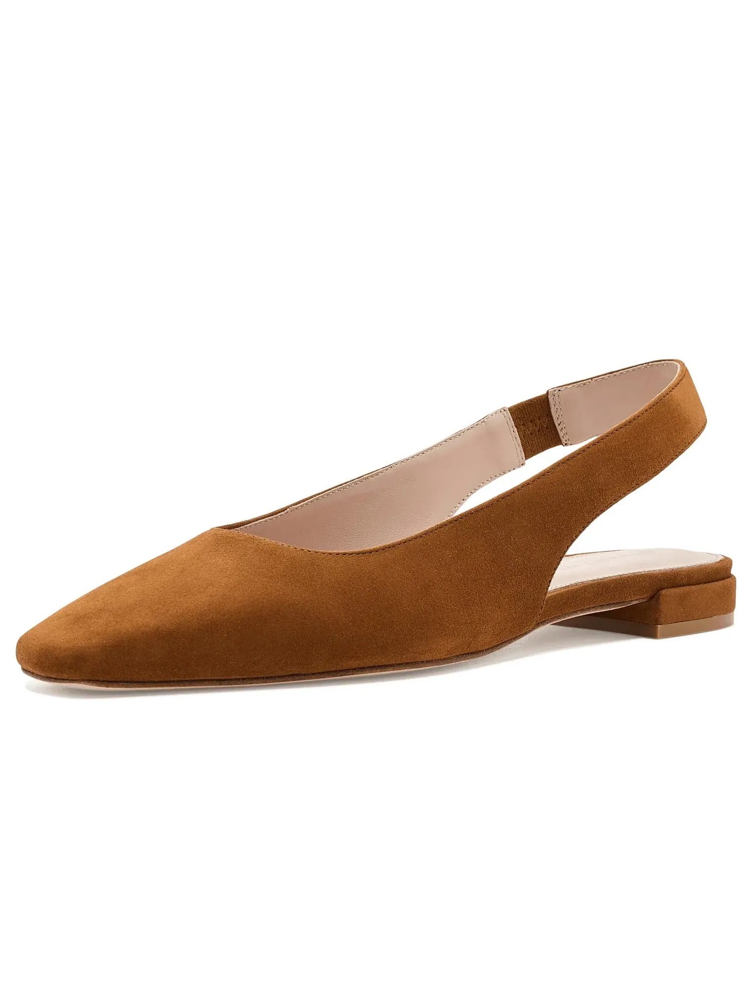 Балетки Stassi Slingback Stuart Weitzman — изображение 1 из 4, бежевый
