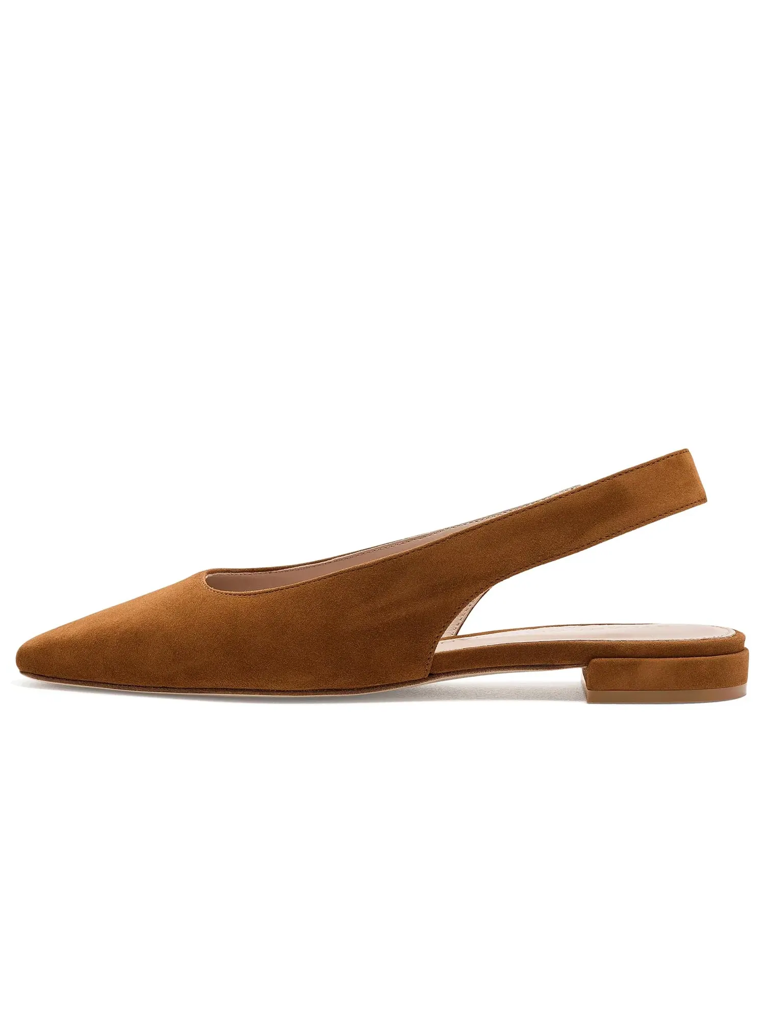 Балетки Stassi Slingback Stuart Weitzman — изображение 4 из 4, бежевый