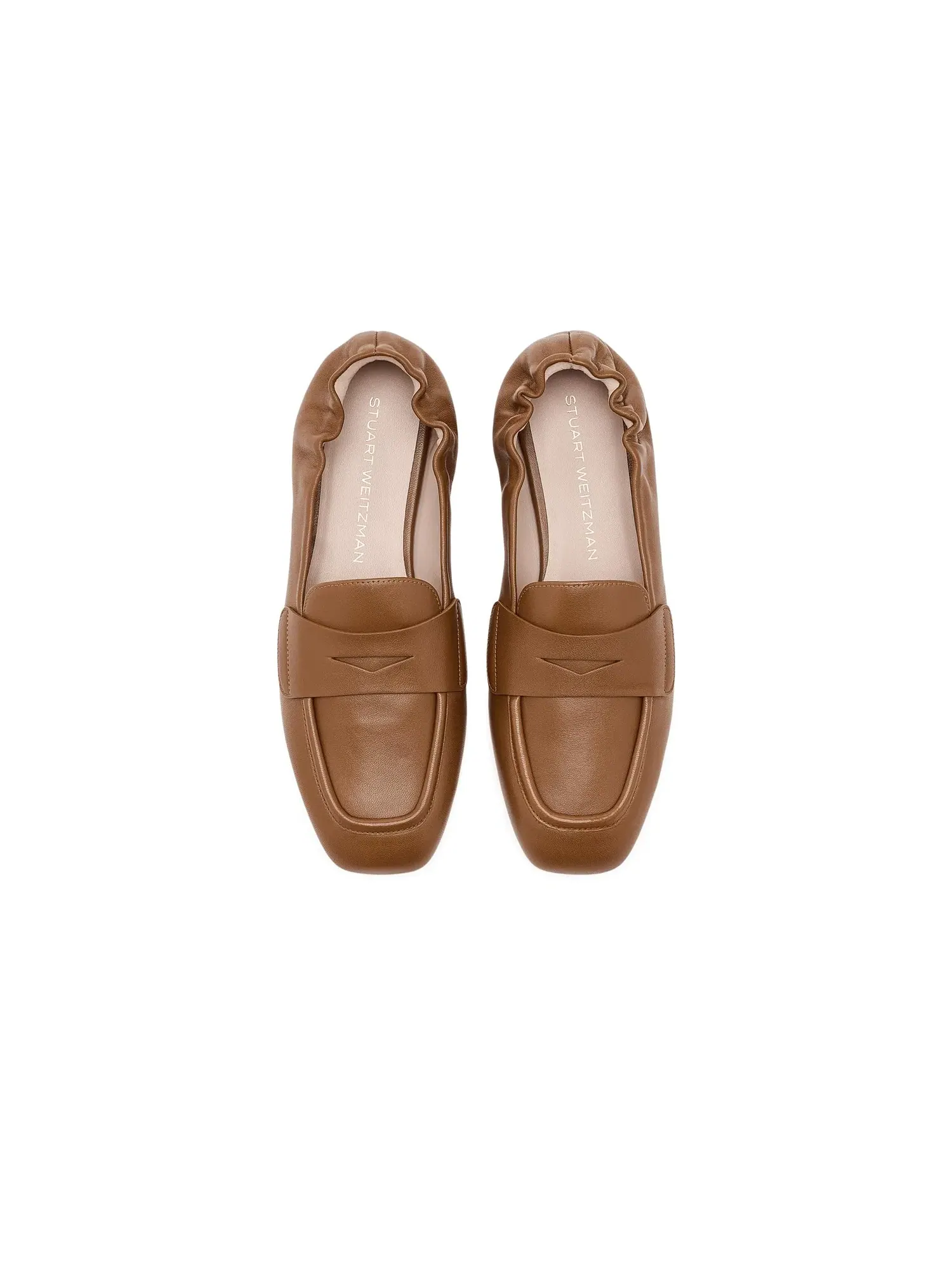 Лоферы Bryant Loafers Stuart Weitzman — изображение 2 из 4, бежевый