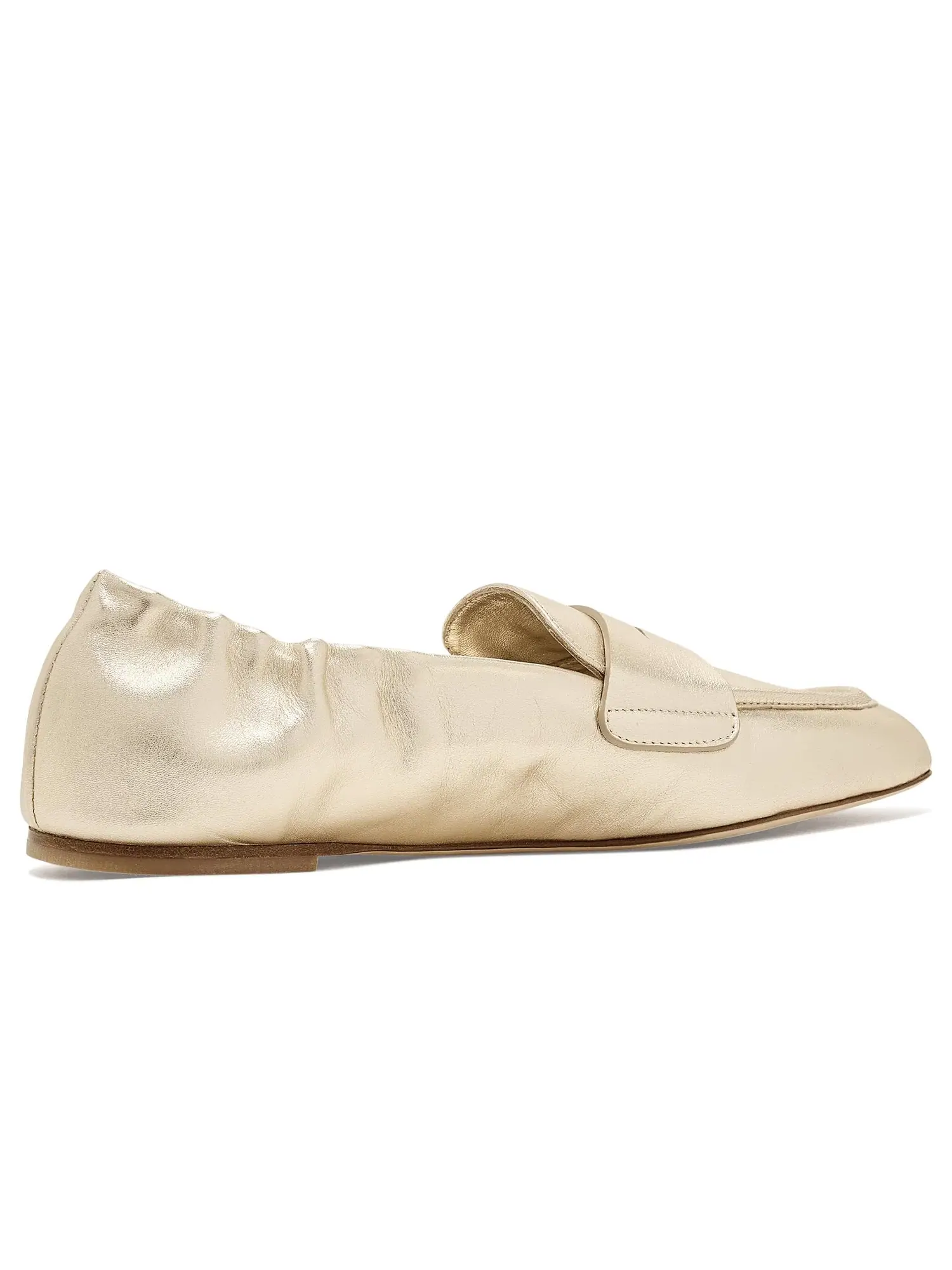 Лоферы Bryant Loafers Stuart Weitzman — изображение 3 из 4, светлый золотистый