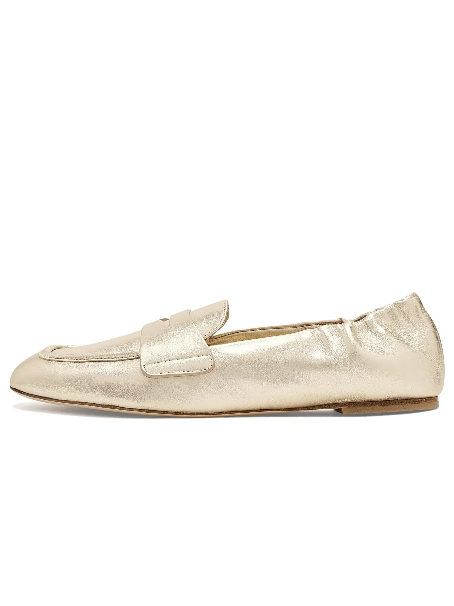 Лоферы Bryant Loafers Stuart Weitzman — изображение 4 из 4, светлый золотистый