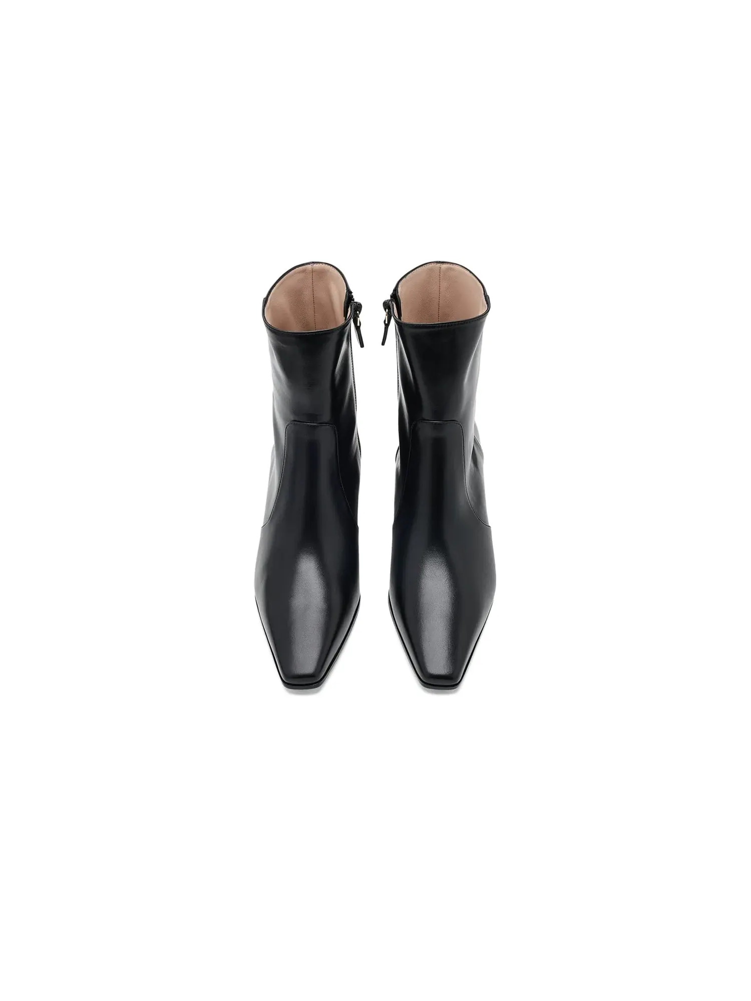 Ботильоны Stassi Zip Booties 50 Stuart Weitzman — изображение 2 из 4, черный