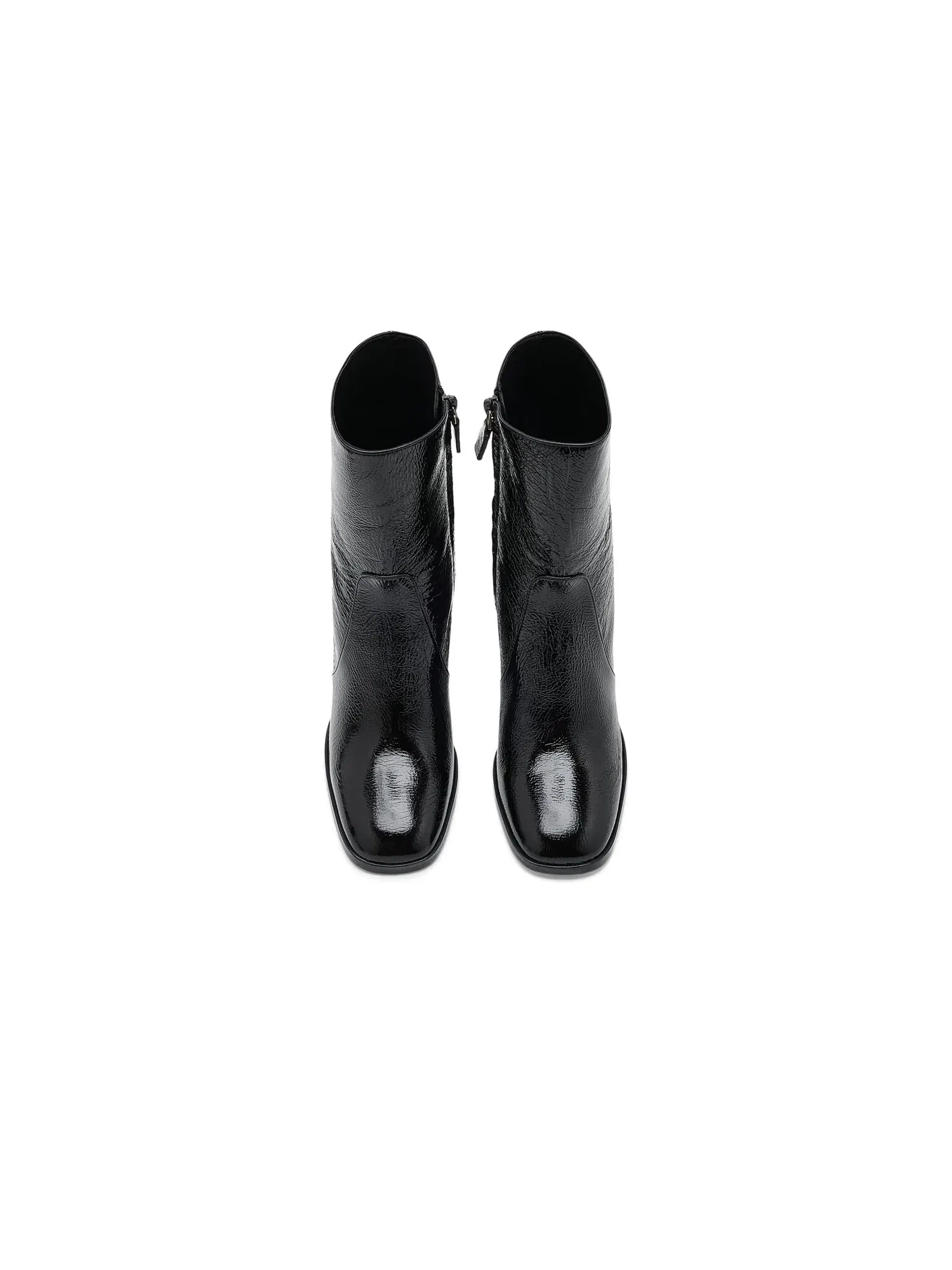 Ботинки Vera Zip Booties Stuart Weitzman — изображение 2 из 4, черный