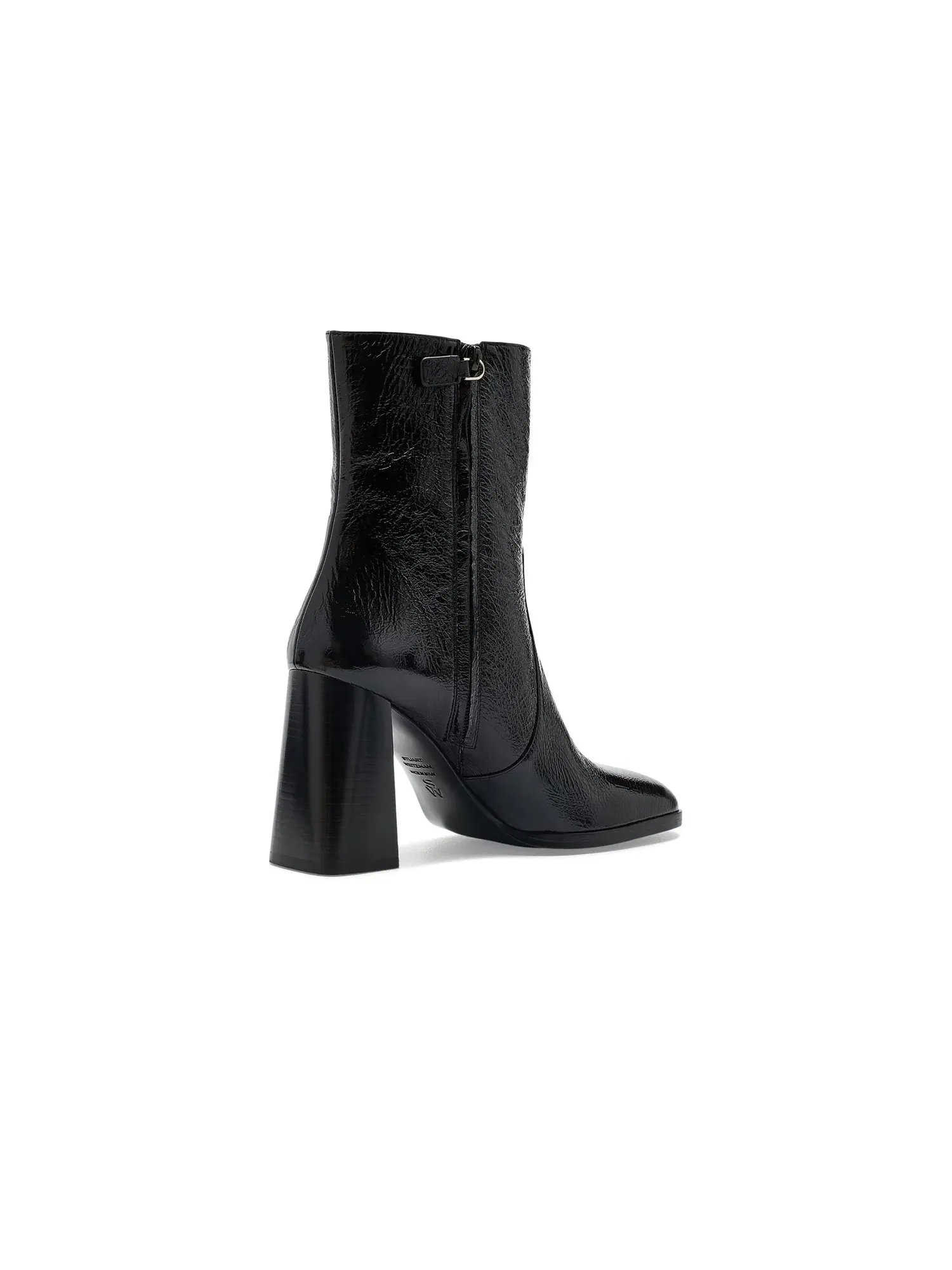 Ботинки Vera Zip Booties Stuart Weitzman — изображение 3 из 4, черный