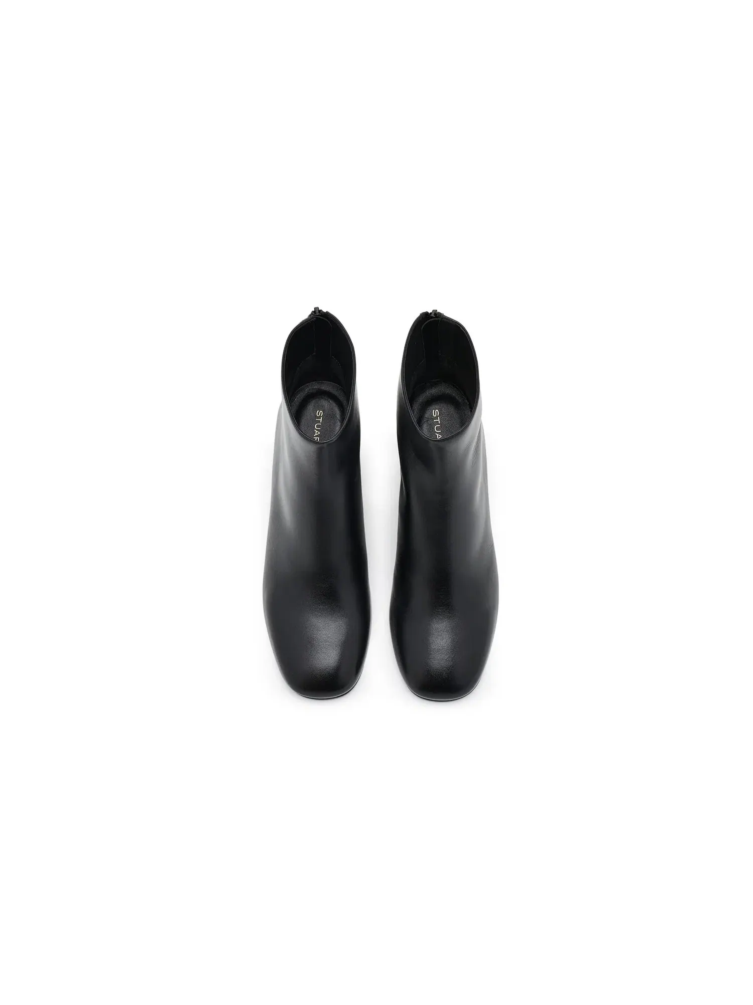Ботинки Bacari Zip Booties 75 Stuart Weitzman — изображение 2 из 4, черный