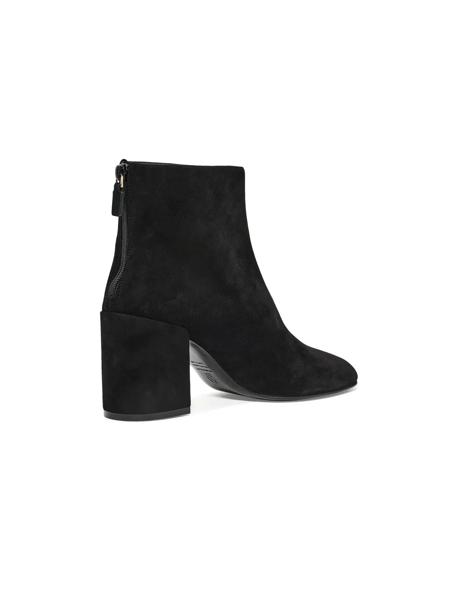 Ботинки Bacari Zip Booties 75 Stuart Weitzman — изображение 3 из 4, черный