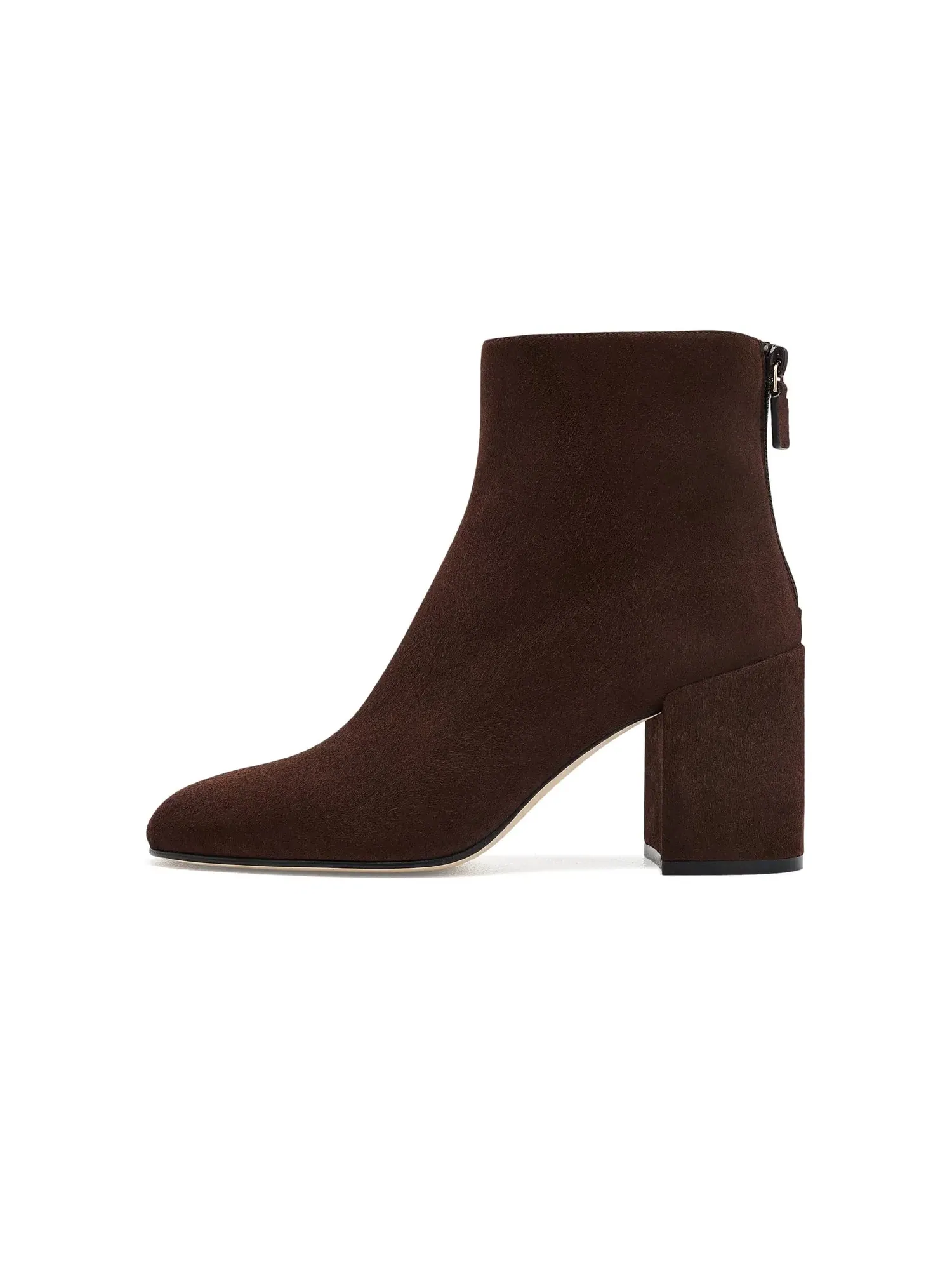 Ботинки Bacari Zip Booties 75 Stuart Weitzman — изображение 4 из 4, ореховый