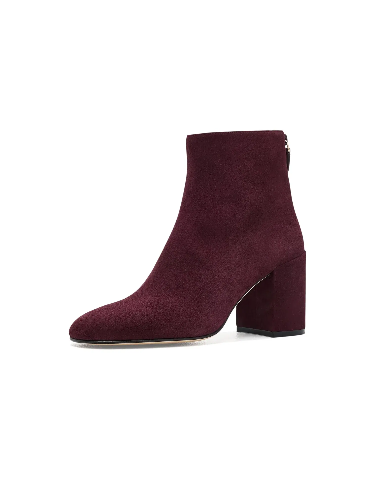 Ботинки Bacari Zip Booties 75 Stuart Weitzman — изображение 1 из 4, черничный