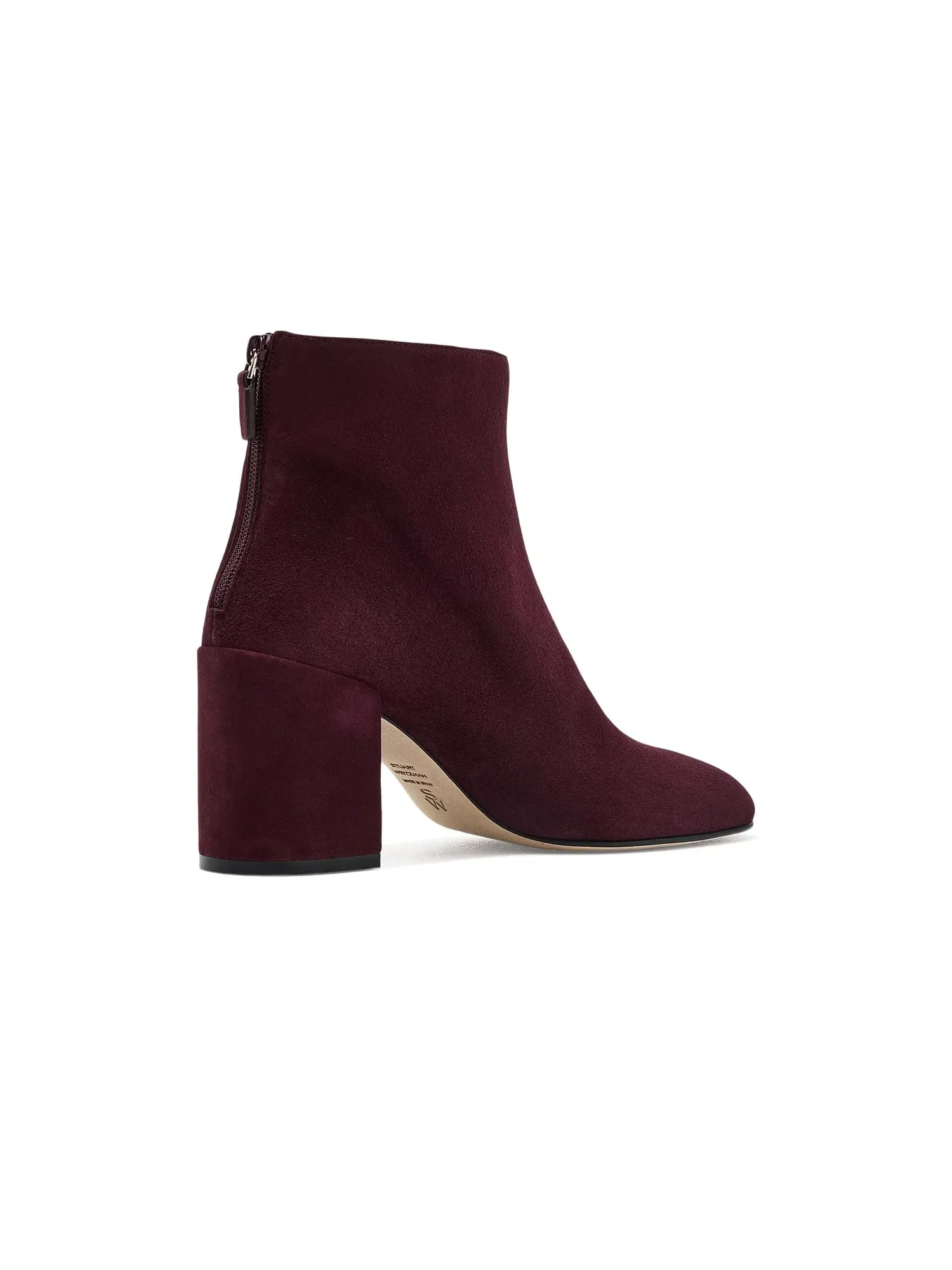 Ботинки Bacari Zip Booties 75 Stuart Weitzman — изображение 3 из 4, черничный