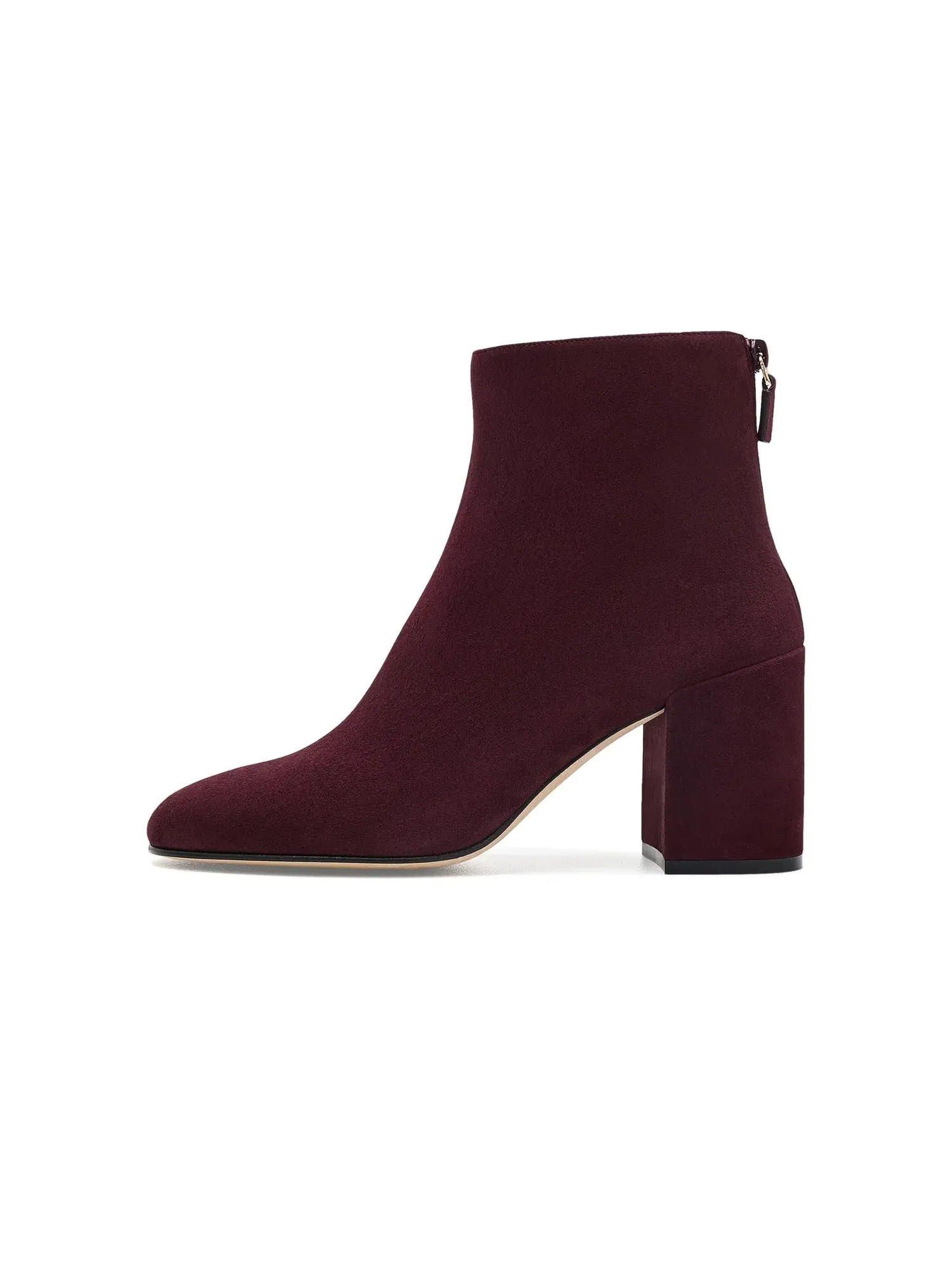 Ботинки Bacari Zip Booties 75 Stuart Weitzman — изображение 4 из 4, черничный