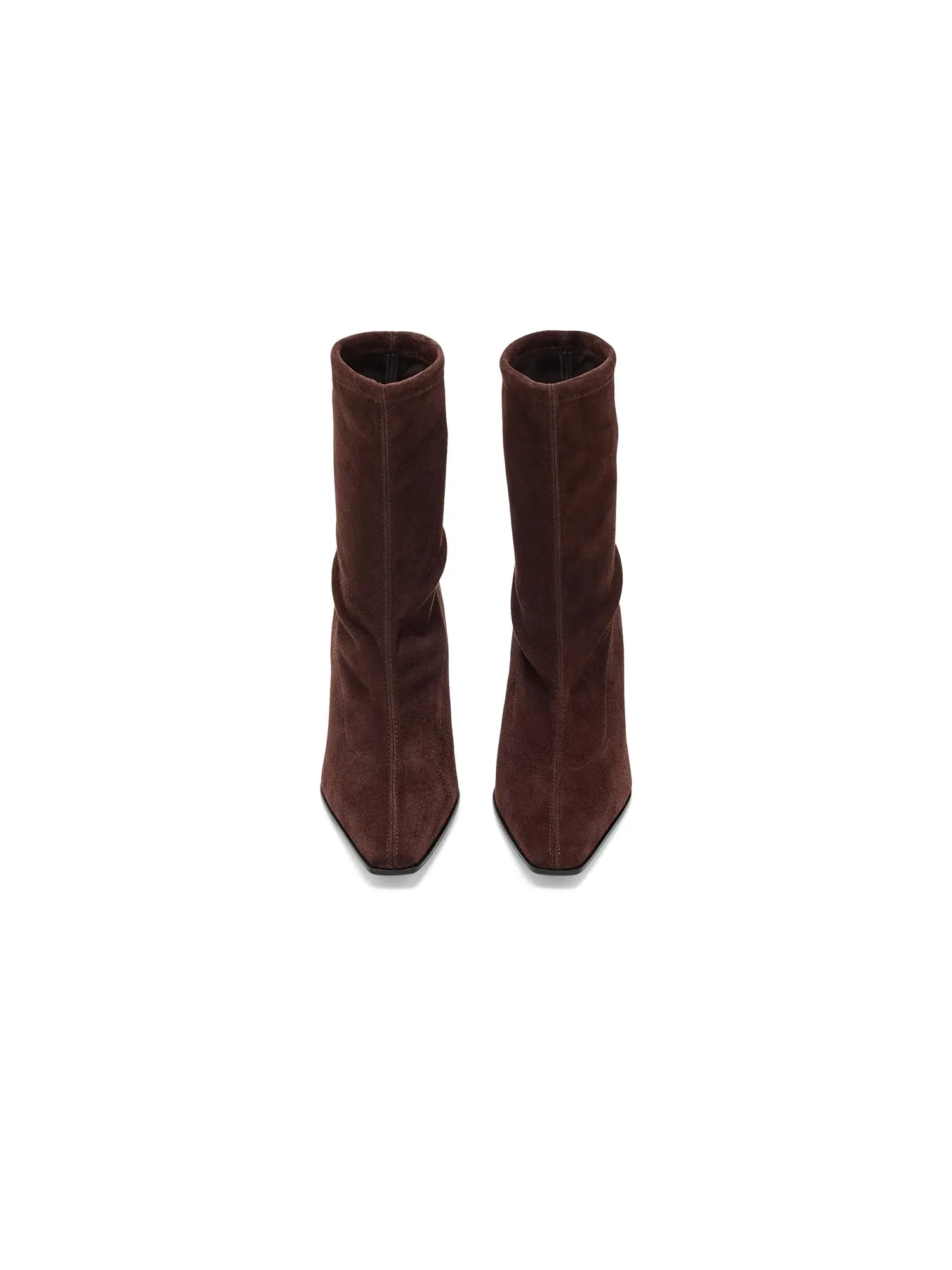 Ботильоны Stassi Stretch Booties 85 Stuart Weitzman — изображение 2 из 4, ореховый