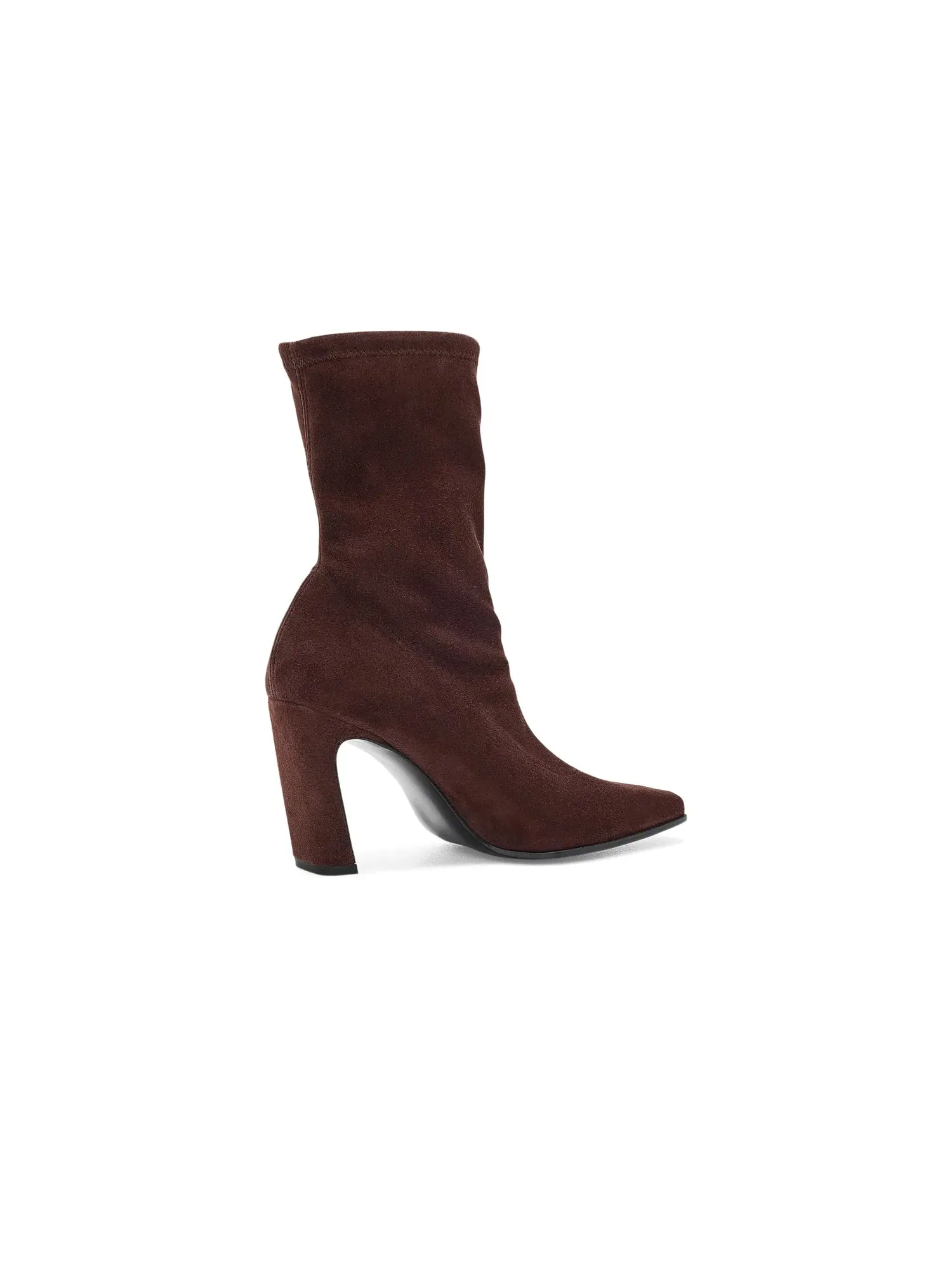 Ботильоны Stassi Stretch Booties 85 Stuart Weitzman — изображение 3 из 4, ореховый
