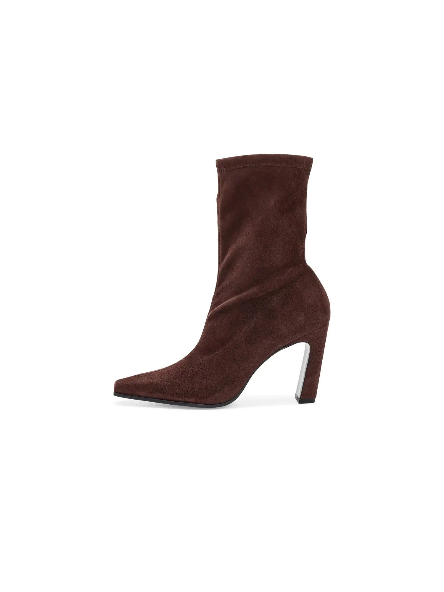 Ботильоны Stassi Stretch Booties 85 Stuart Weitzman — изображение 4 из 4, ореховый