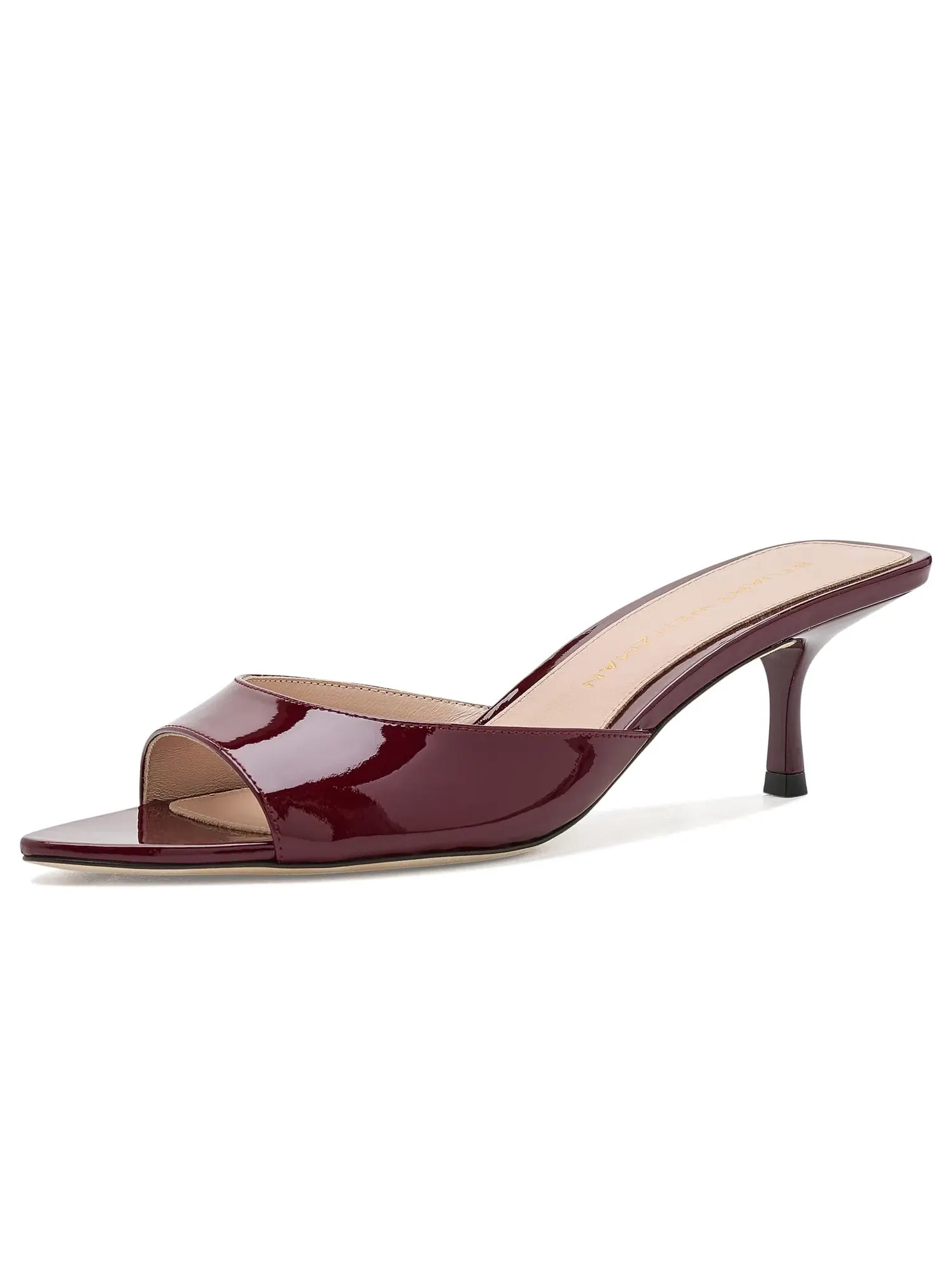 Мюли Lexington Mule 50 Stuart Weitzman — изображение 1 из 4, розовое дерево