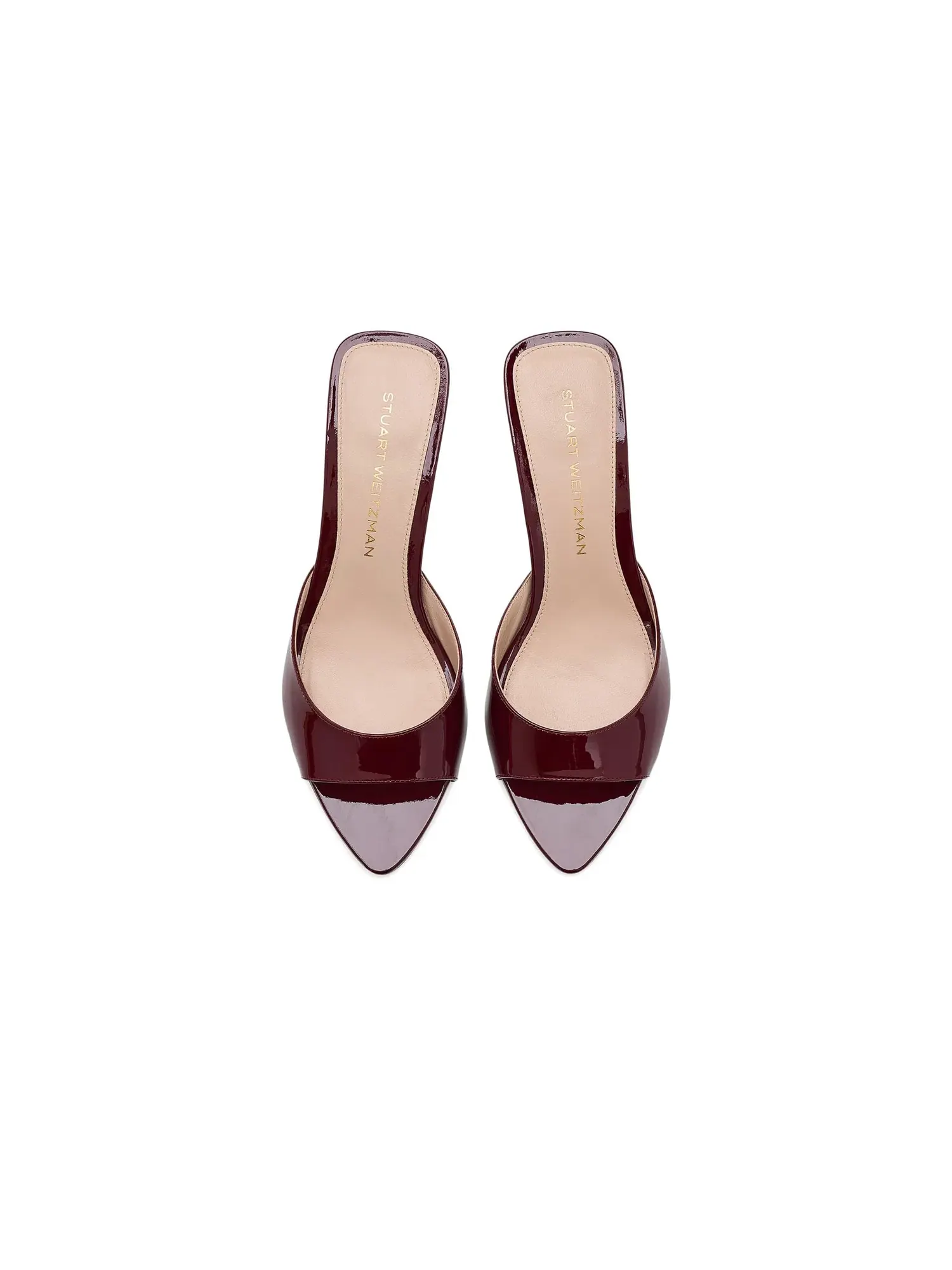 Мюли Lexington Mule 50 Stuart Weitzman — изображение 2 из 4, розовое дерево