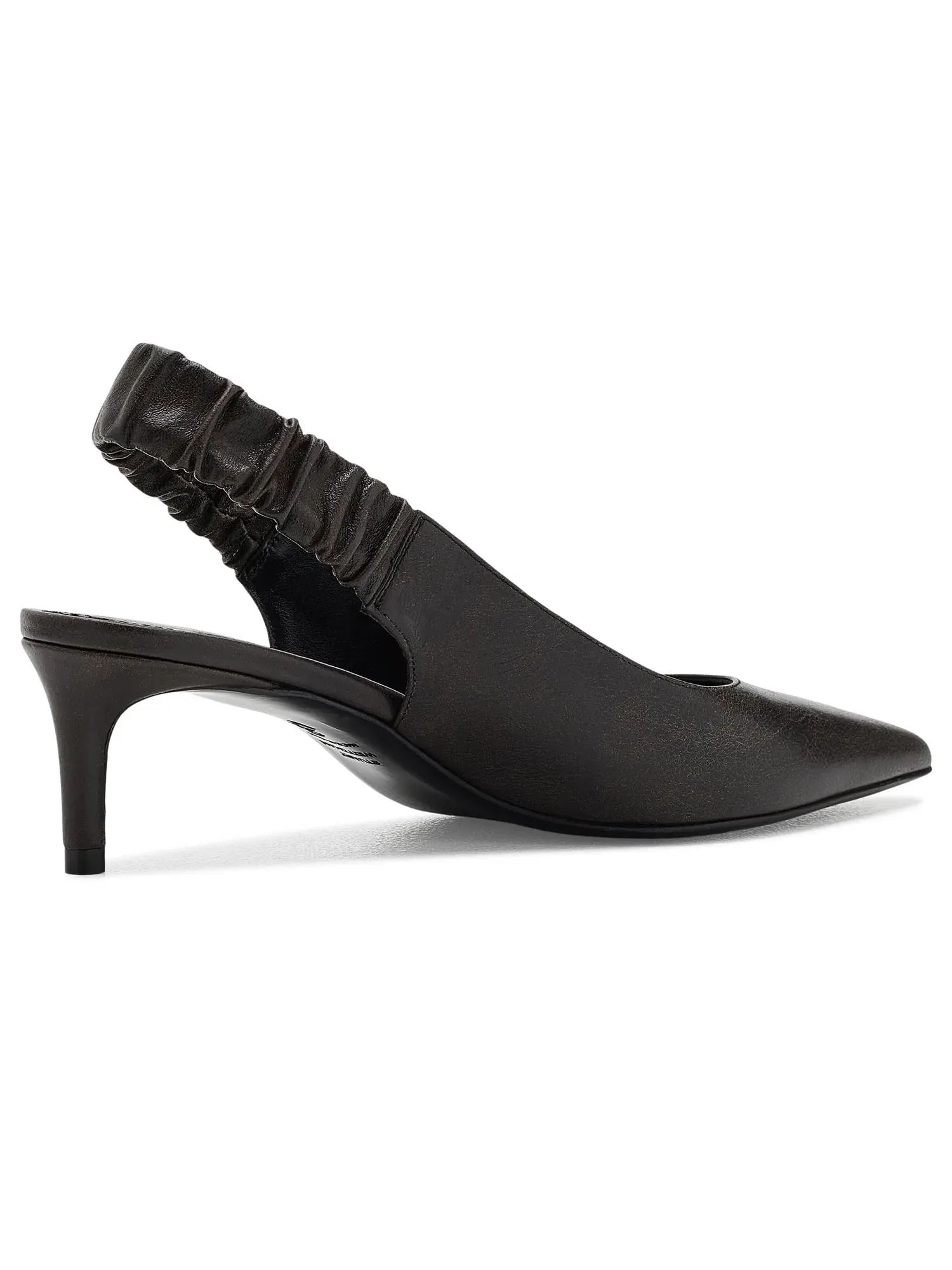 Туфли-слингбэки Stuart Ruche Slingbacks Stuart Weitzman — изображение 3 из 4, черный