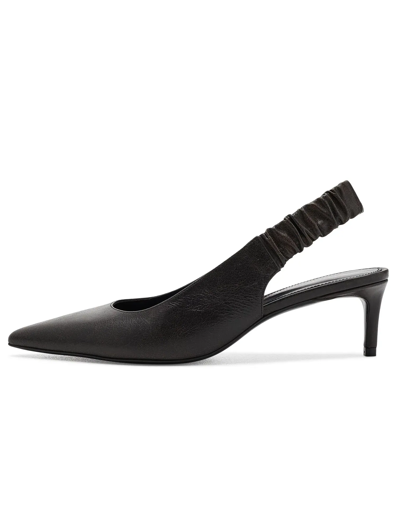Туфли-слингбэки Stuart Ruche Slingbacks Stuart Weitzman — изображение 4 из 4, черный