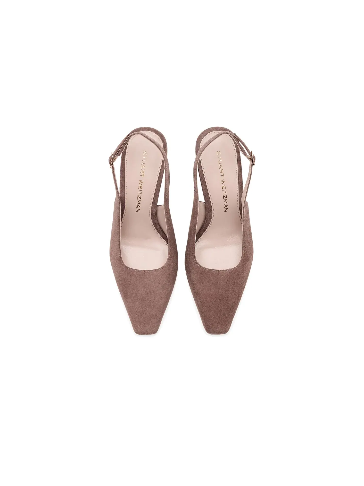Туфли-слингбэки Stassi Slingback 85 Stuart Weitzman — изображение 2 из 4, тауп