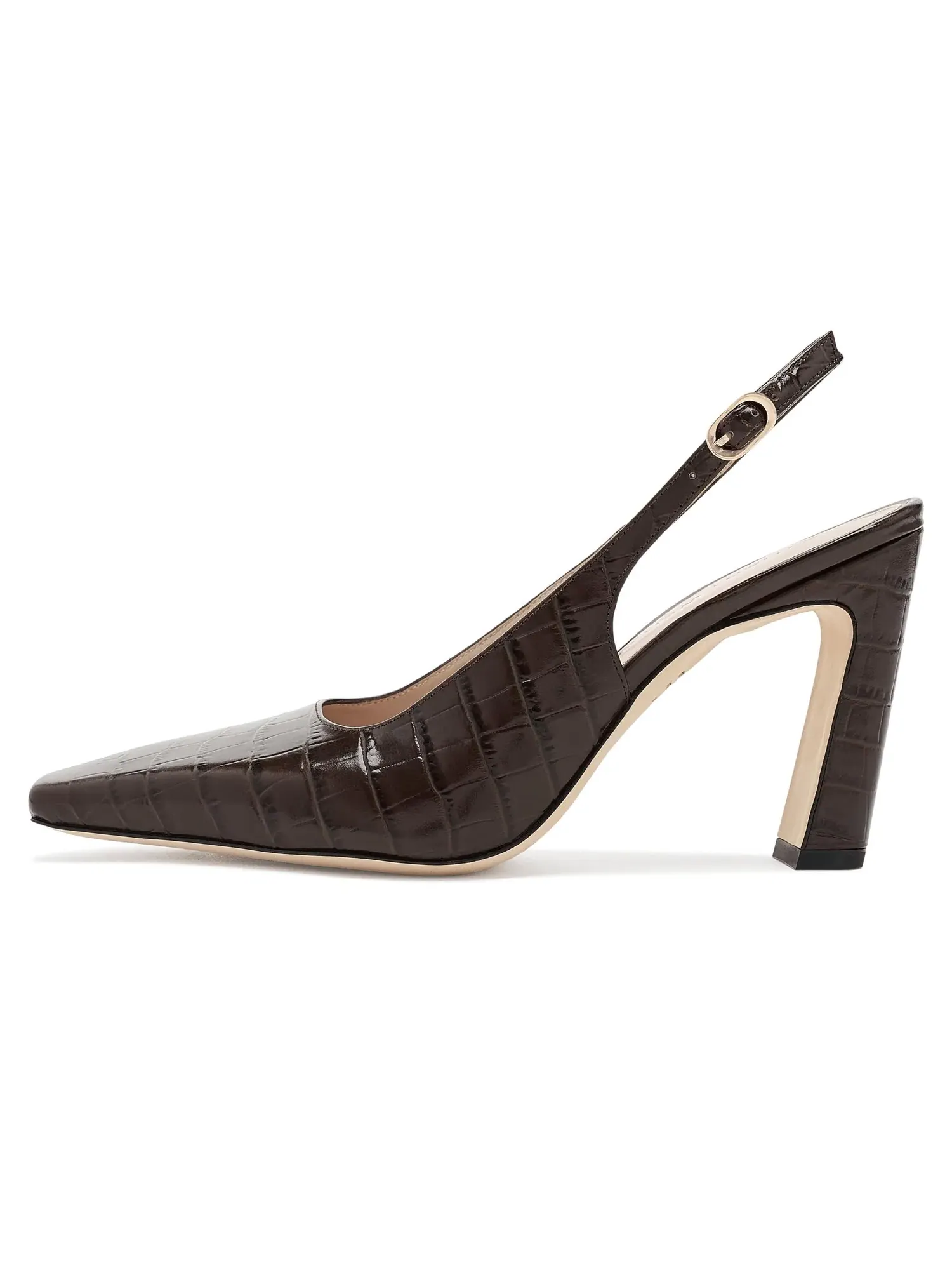 Туфли-слингбэки Stassi Slingback 85 Stuart Weitzman — изображение 4 из 4, ореховый