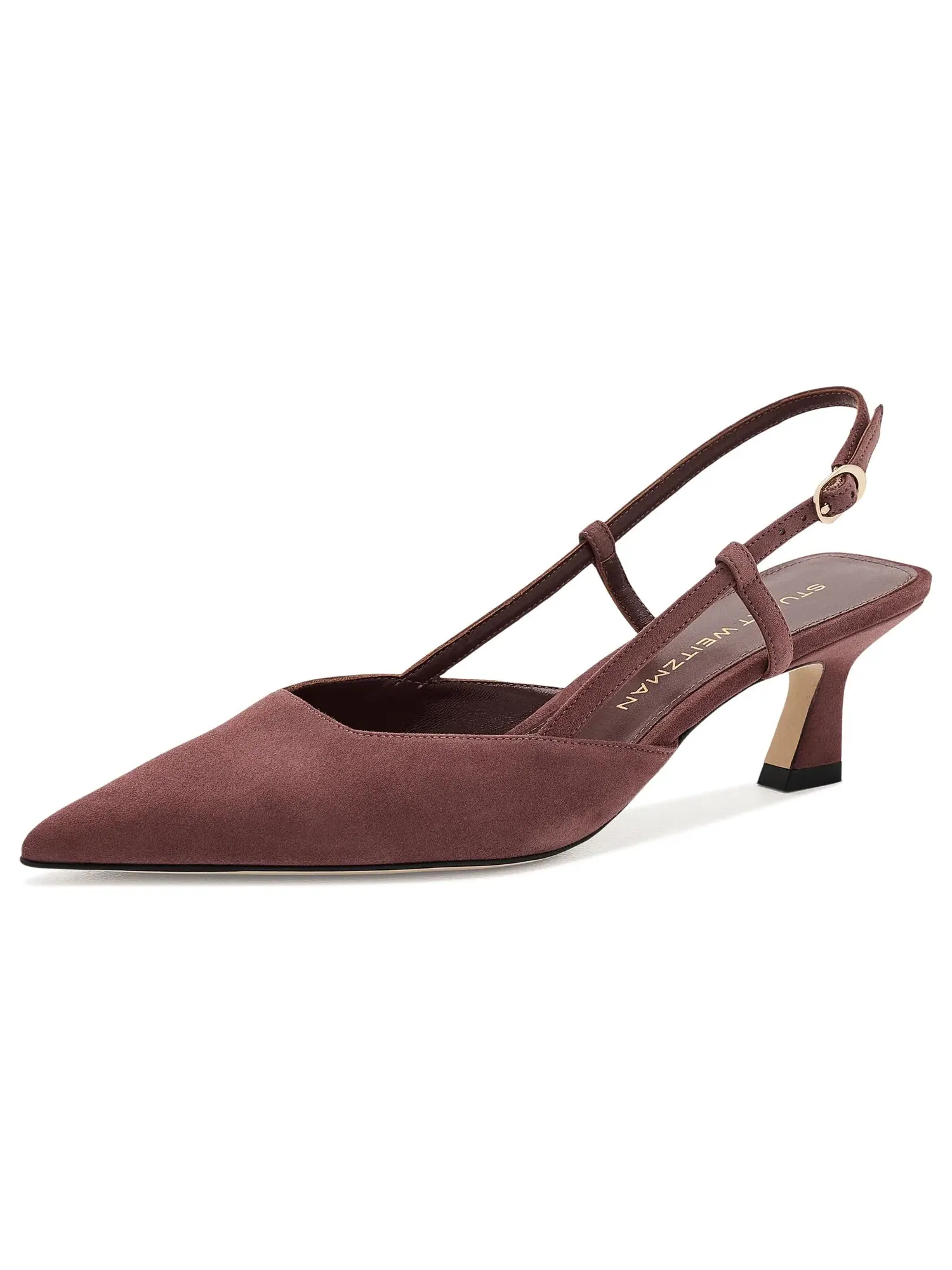 Туфли-слингбэки Vinnie 50 Slingback Stuart Weitzman — изображение 1 из 4, коричневый