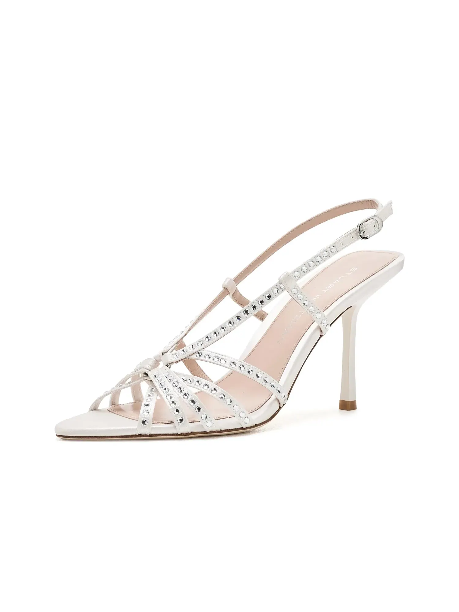 Сандалии Carlyle 85 Stuart Weitzman — изображение 1 из 4, бежевый