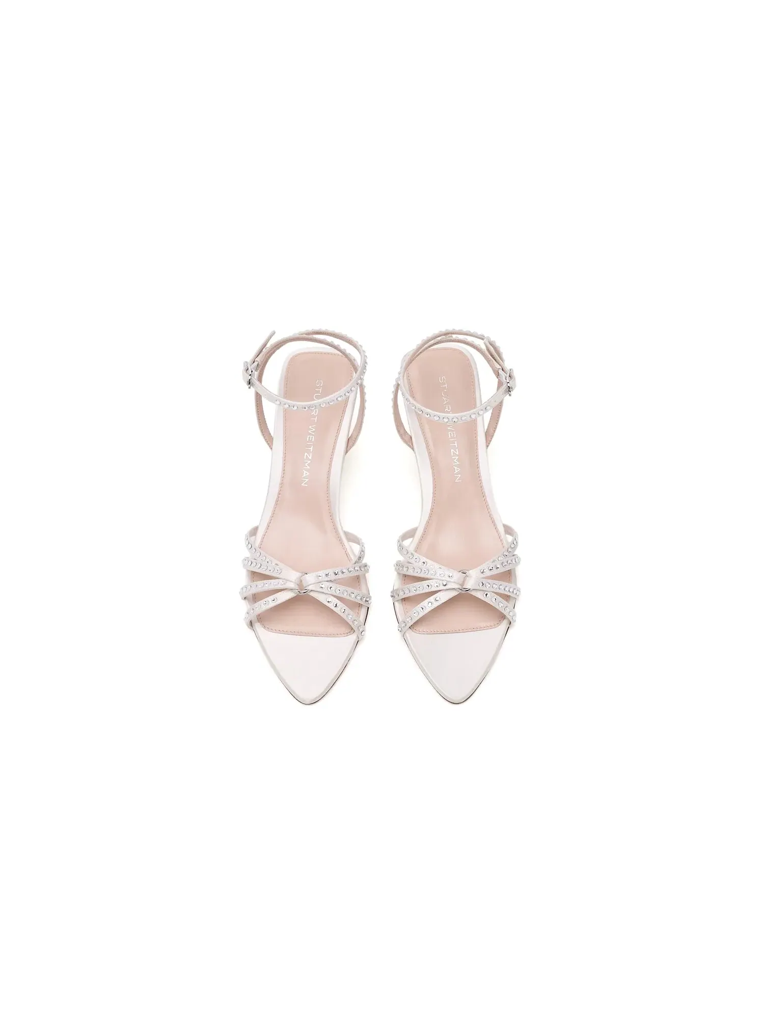 Сандалии Carlyle 50 Stuart Weitzman — изображение 2 из 4, бежевый