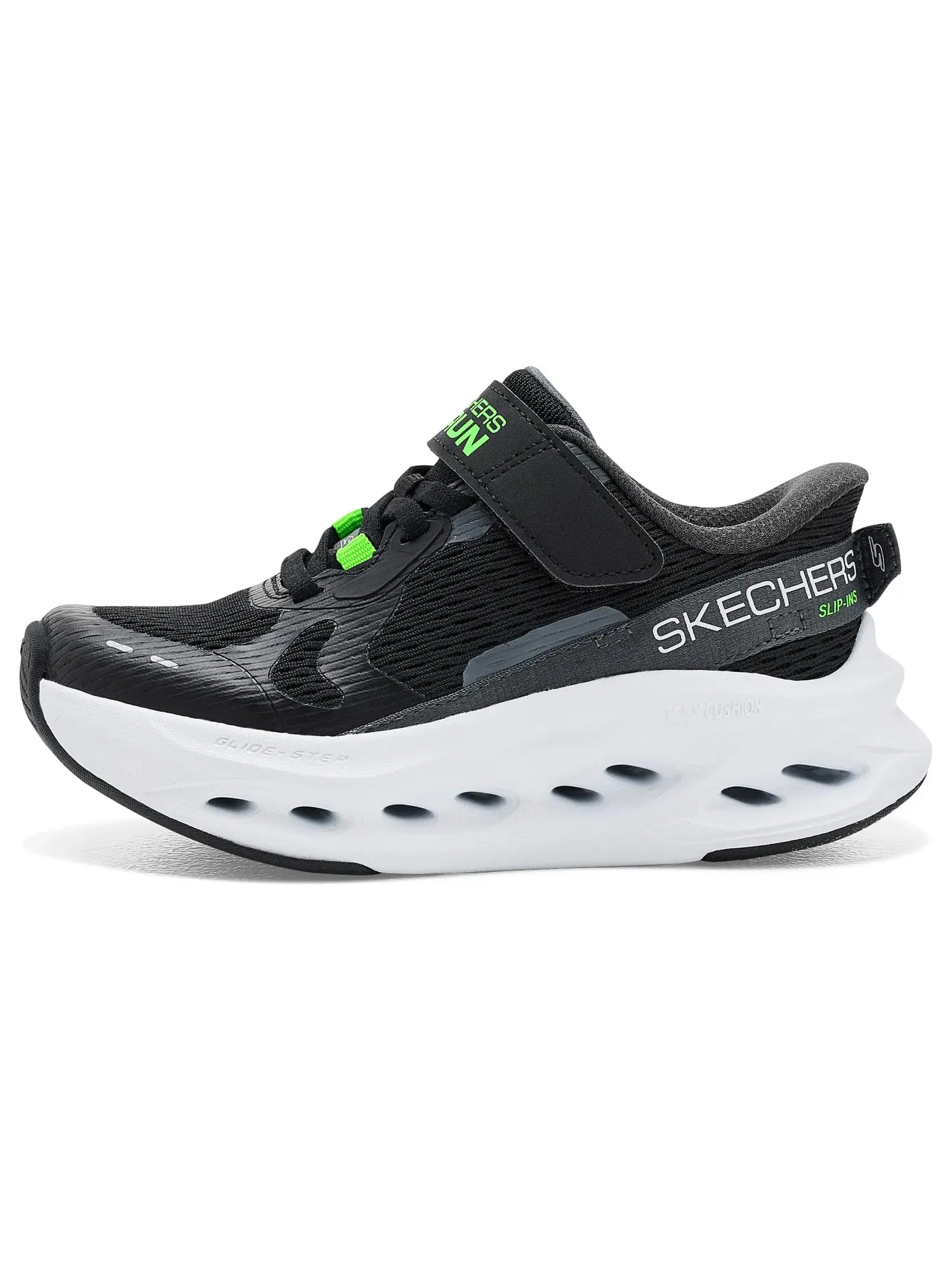Кроссовки Hands Free Slip-Ins-Max Cushioning Glide-Step 404206l (для маленьких и больших детей) Skechers Kids, черный