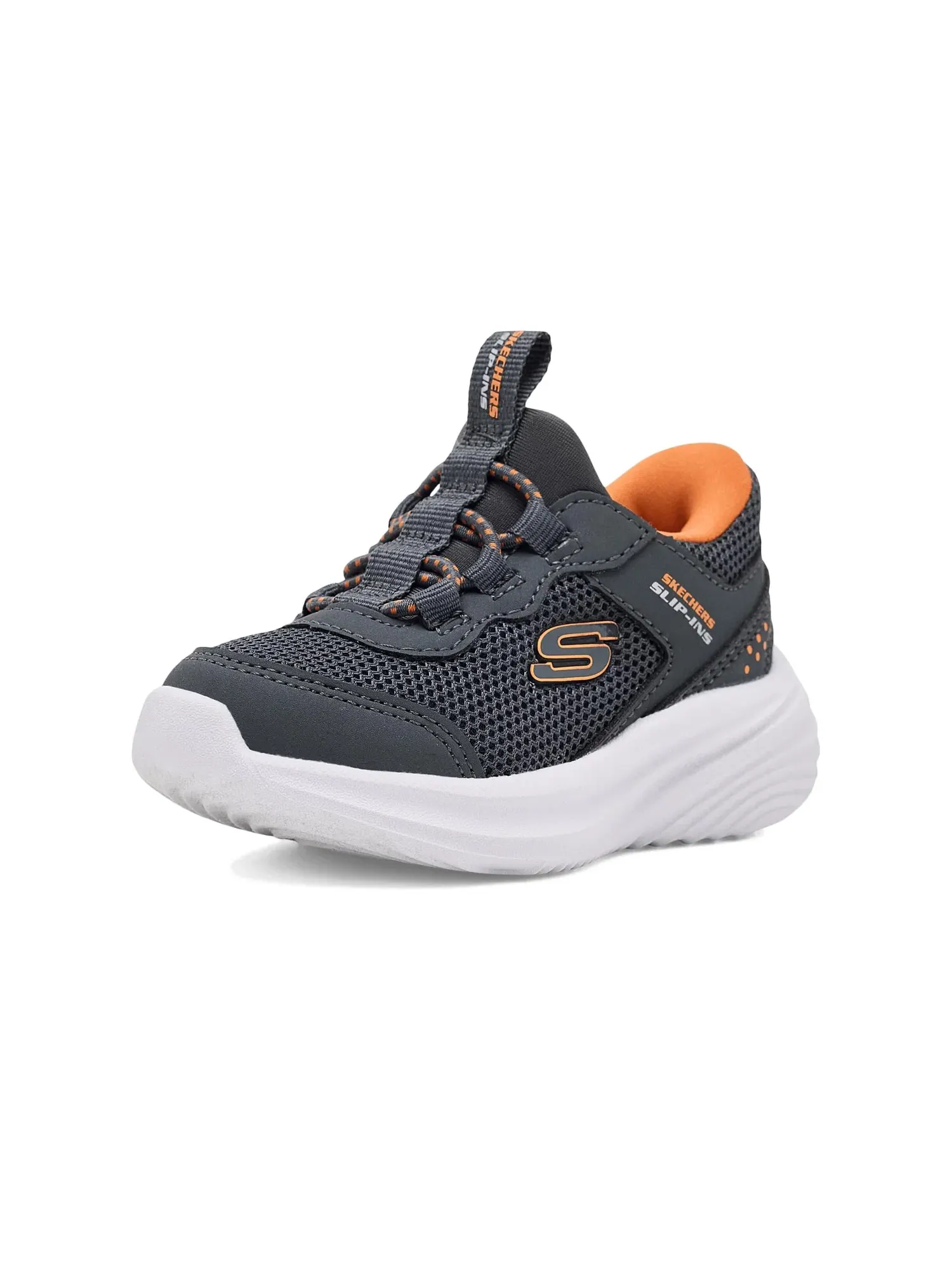 Кроссовки Hands-Free Slip-Ins-Bounder Pro 404208N (для малышей) Skechers Kids — изображение 1 из 4, темно-серый