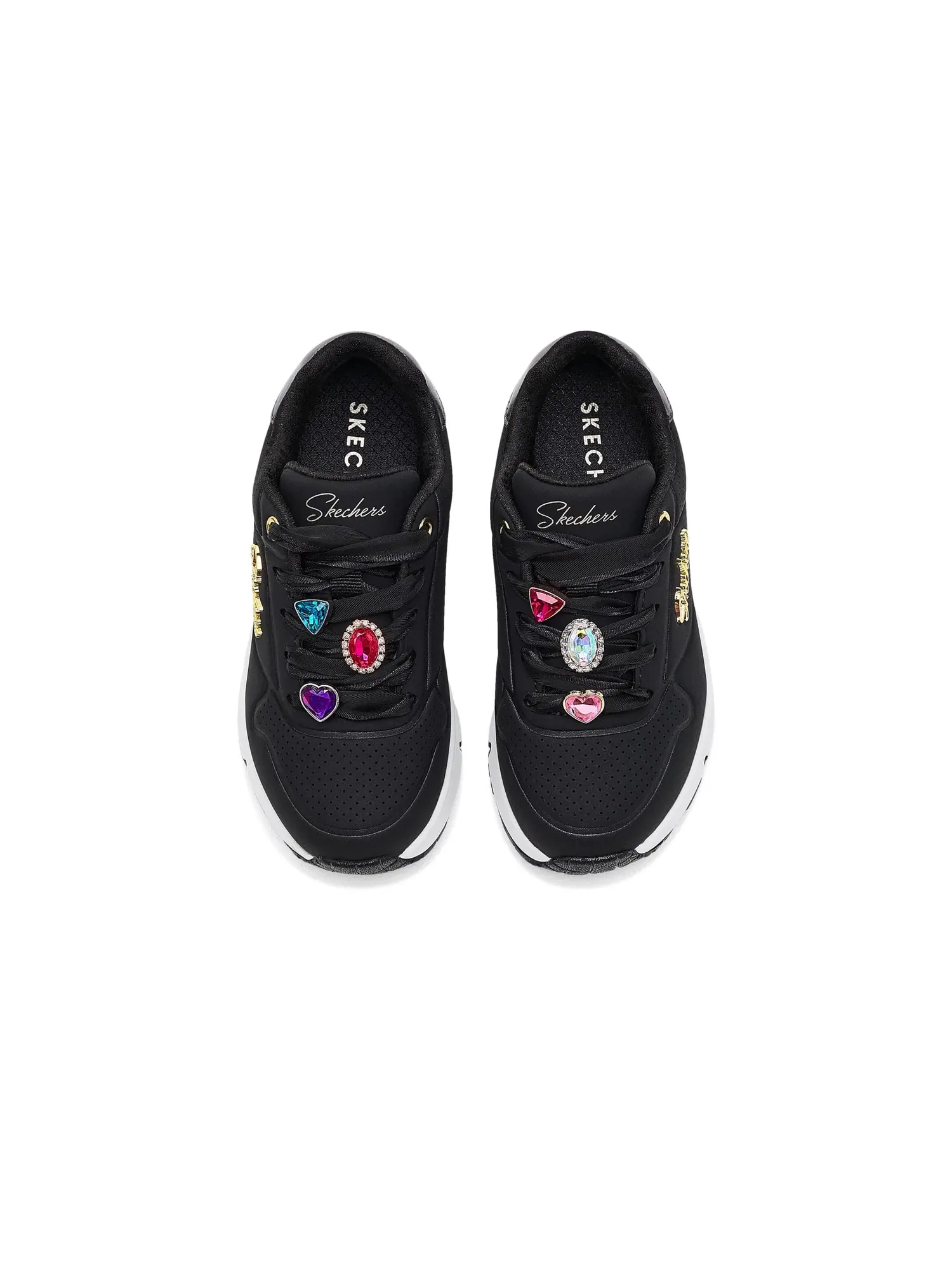 Кроссовки Uno Gen1-Bejeweled Pop 310923L (для маленьких и больших детей) Skechers Kids — изображение 2 из 4, черный