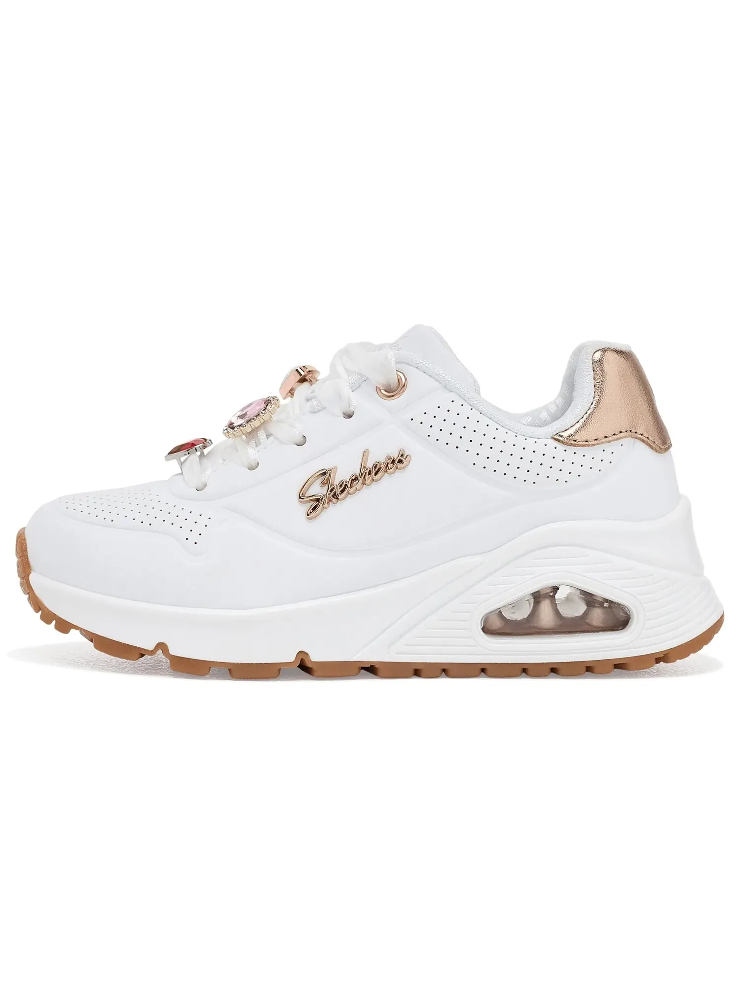 Кроссовки Uno Gen1-Bejeweled Pop 310923L (для маленьких и больших детей) Skechers Kids — изображение 4 из 4, белый