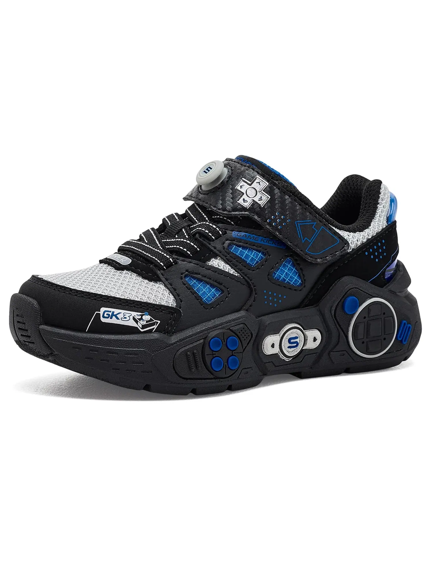 Кроссовки Gametronix 3.0 402277L (для маленьких и больших детей) Skechers Kids — изображение 1 из 4, черный/синий