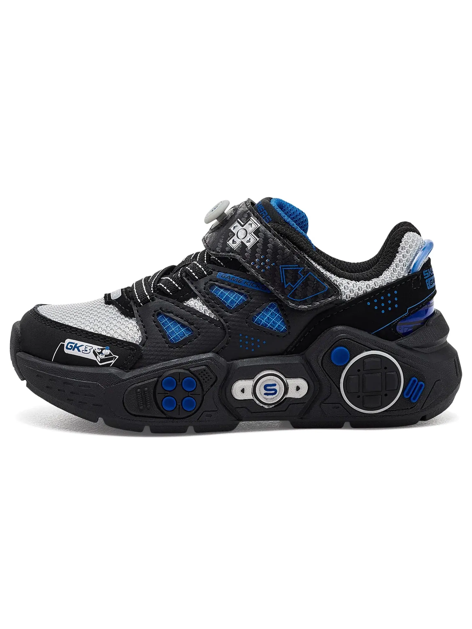 Кроссовки Gametronix 3.0 402277L (для маленьких и больших детей) Skechers Kids — изображение 4 из 4, черный/синий