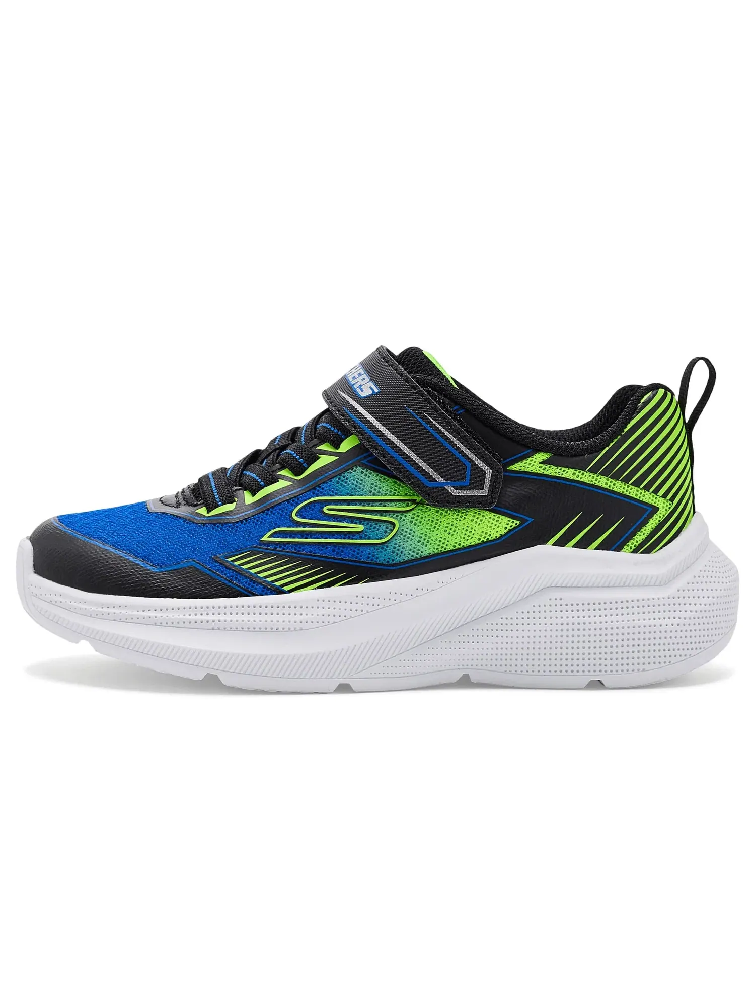 Кроссовки Microspec Velocity 404127L (для маленьких и больших детей) Skechers Kids — изображение 4 из 4, черный/синий