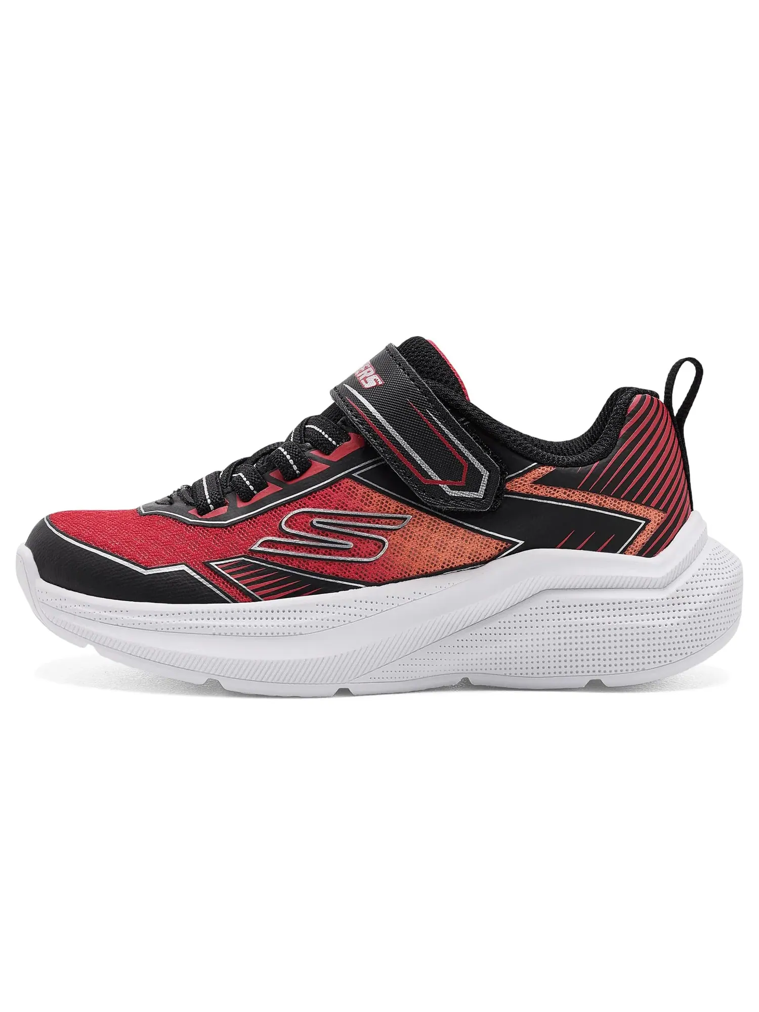 Кроссовки Microspec Velocity 404127L (для маленьких и больших детей) Skechers Kids — изображение 4 из 4, черный/красный