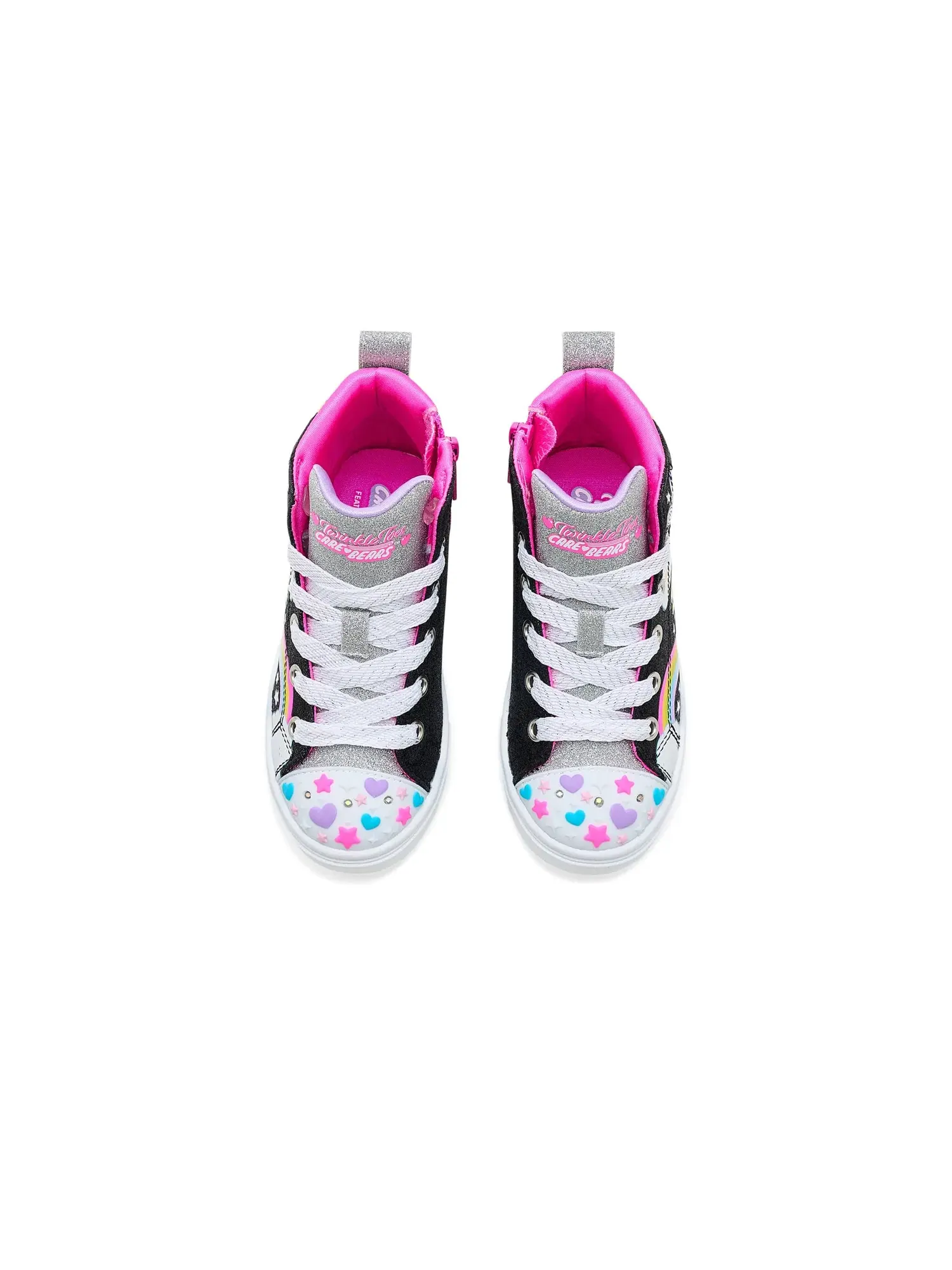 Кроссовки X Care Bear-S Lights-Twinkle Sparks - Forever Care Bears 314491L (для маленьких детей) Skechers Kids, черный/мульти